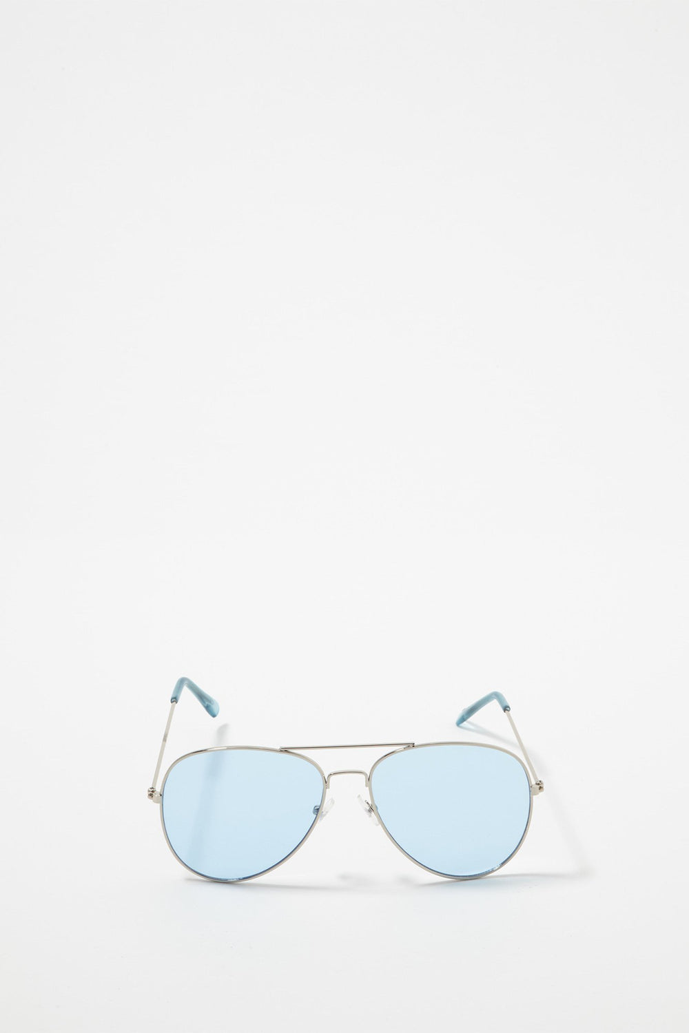 Women Ombre Colourful Aviator Sunglasses Blue