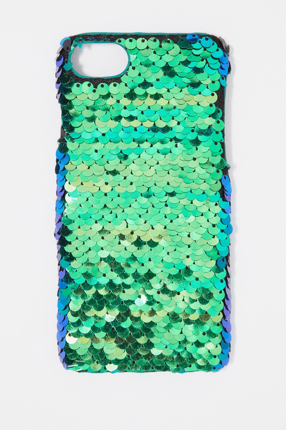 Women Reversible Sequin Phone Case Blue