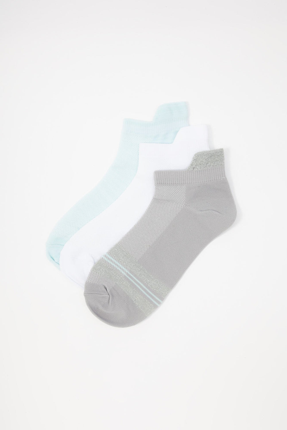 Women The Game Is On Graphic Atheltic Socks (3 Pairs) Blue