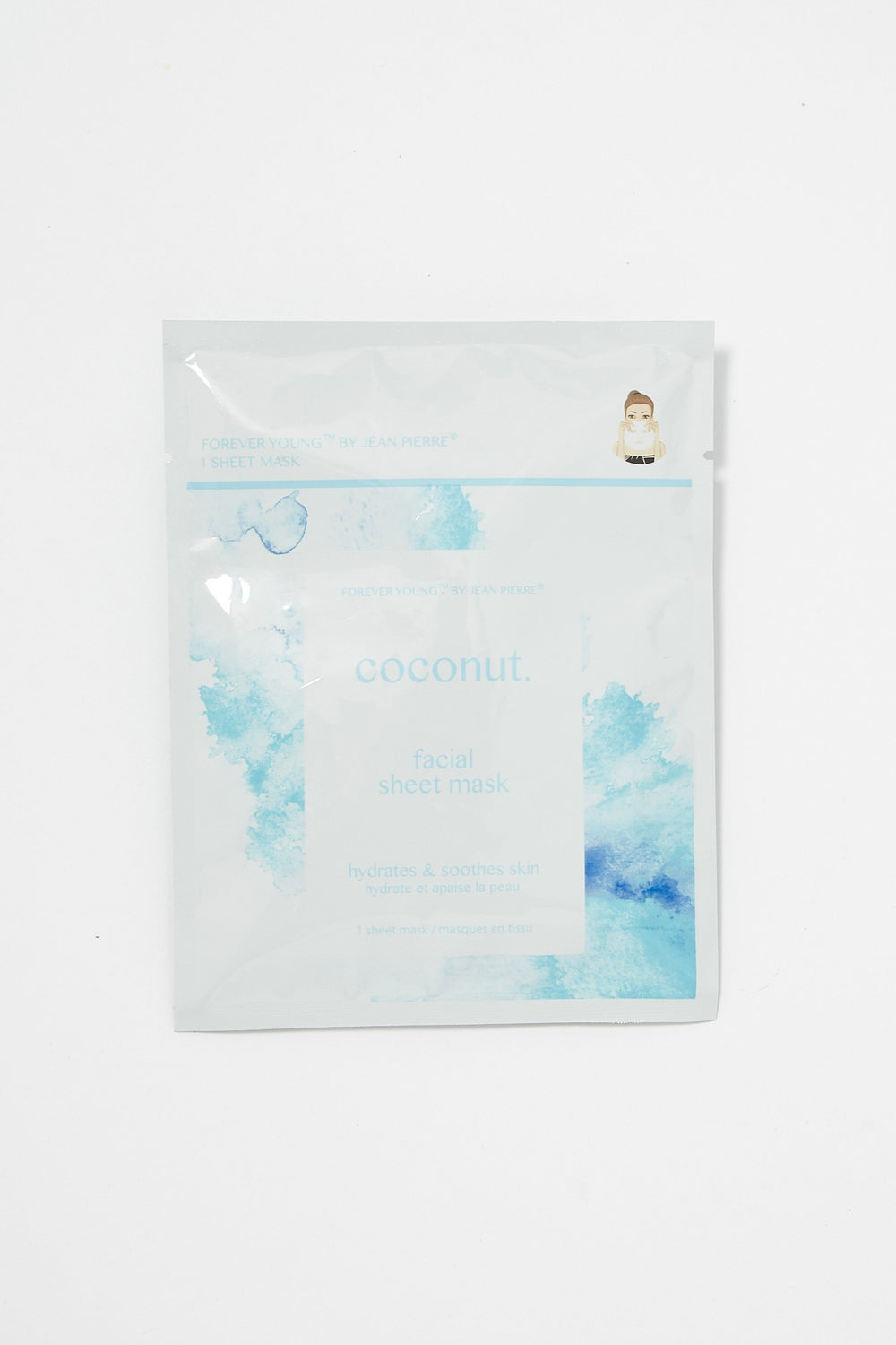 Women Young Forever Moisturizing Facial Sheet Mask Blue