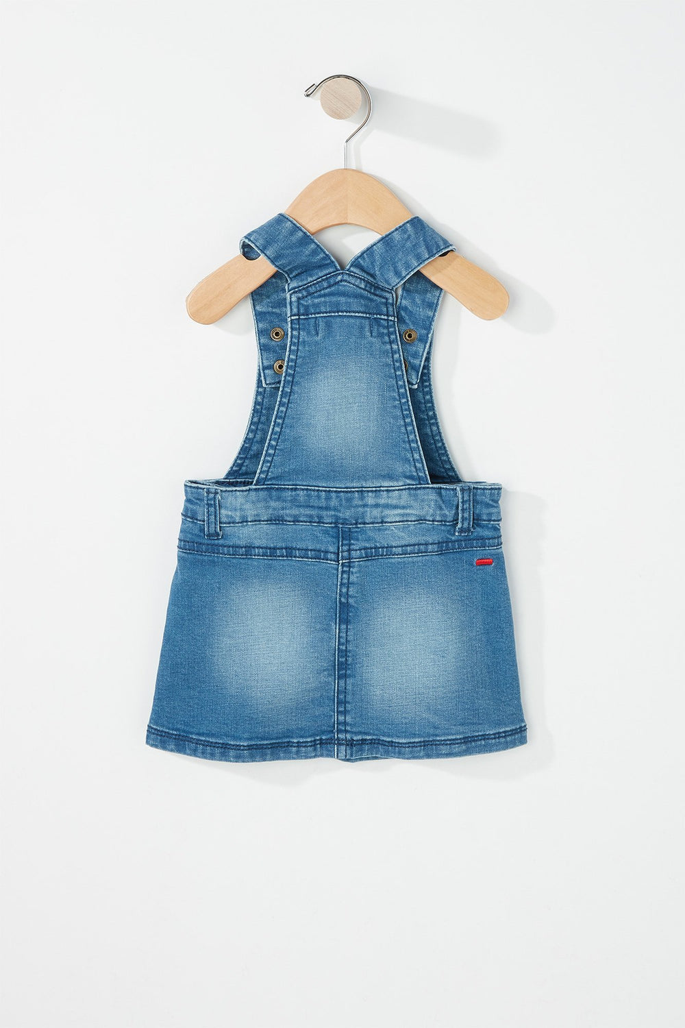 Kids Baby Girl Denim Overall Dress Blue
