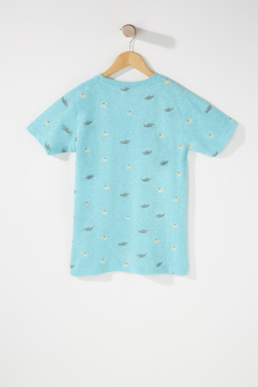 Kids Boys Crewneck Graphic T-Shirt Blue