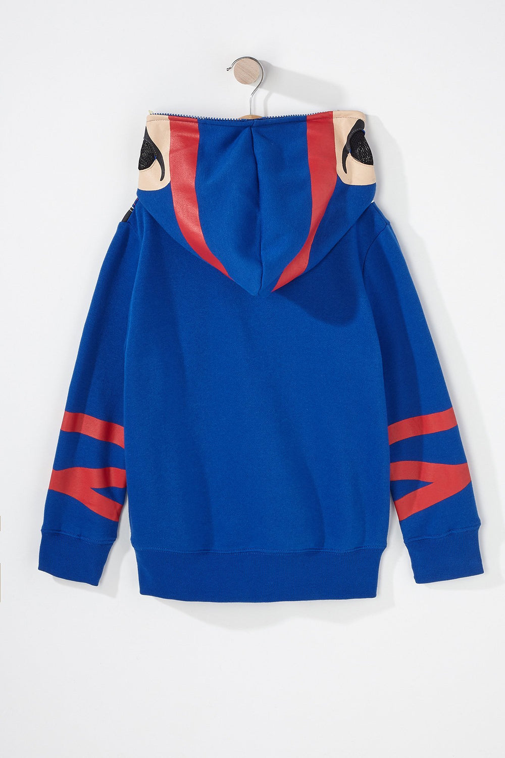 Kids Boys Ninja Eye Mask Peeper Hoodie Blue