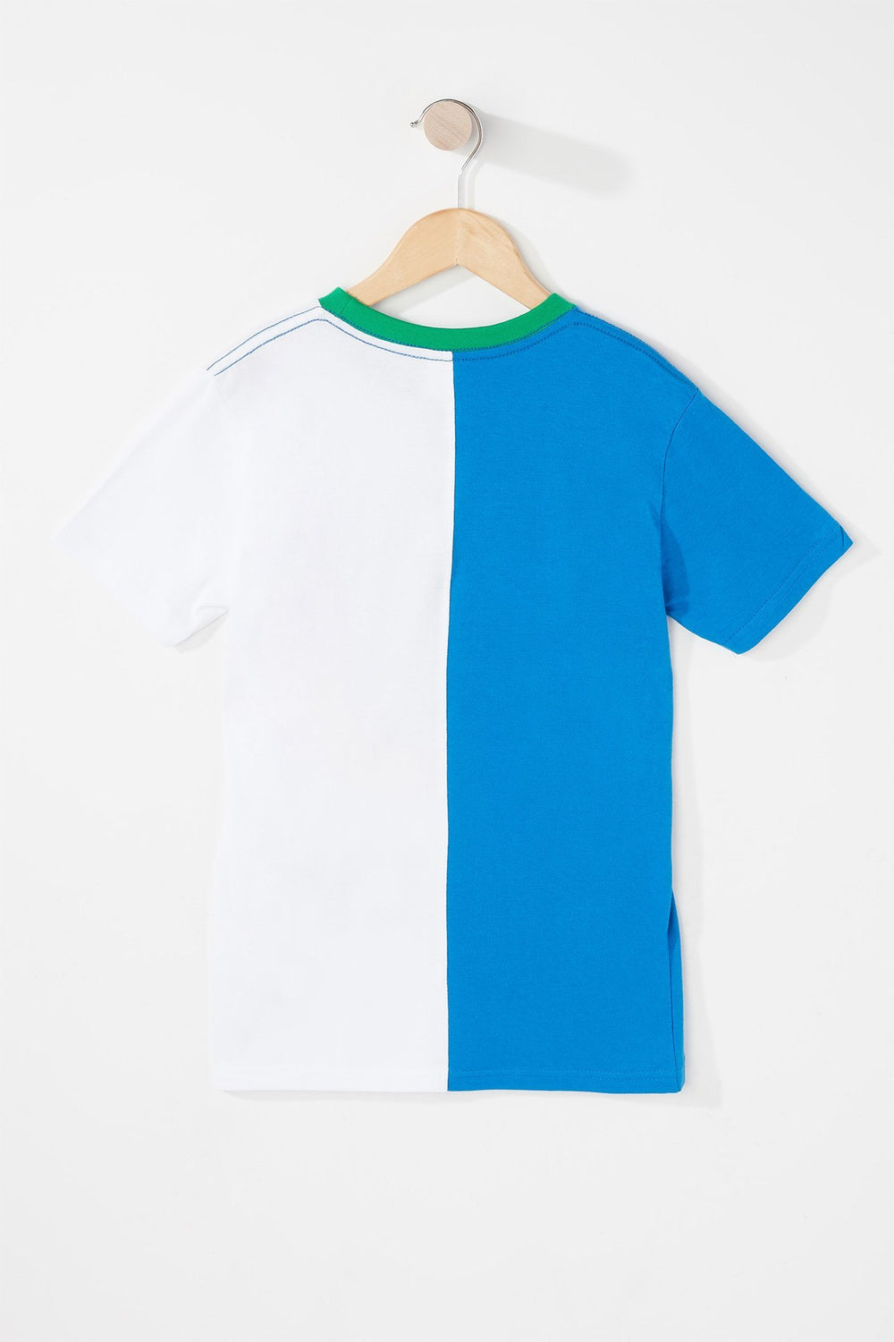 Kids Boys World Cup Italy Crewneck T-Shirt Blue
