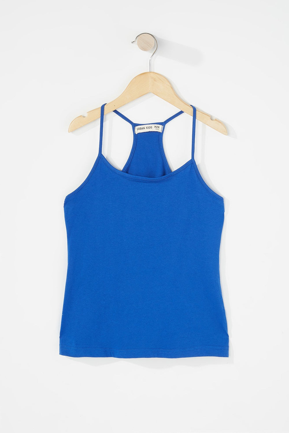 Kids Girls Basic Racerback Camisole Blue