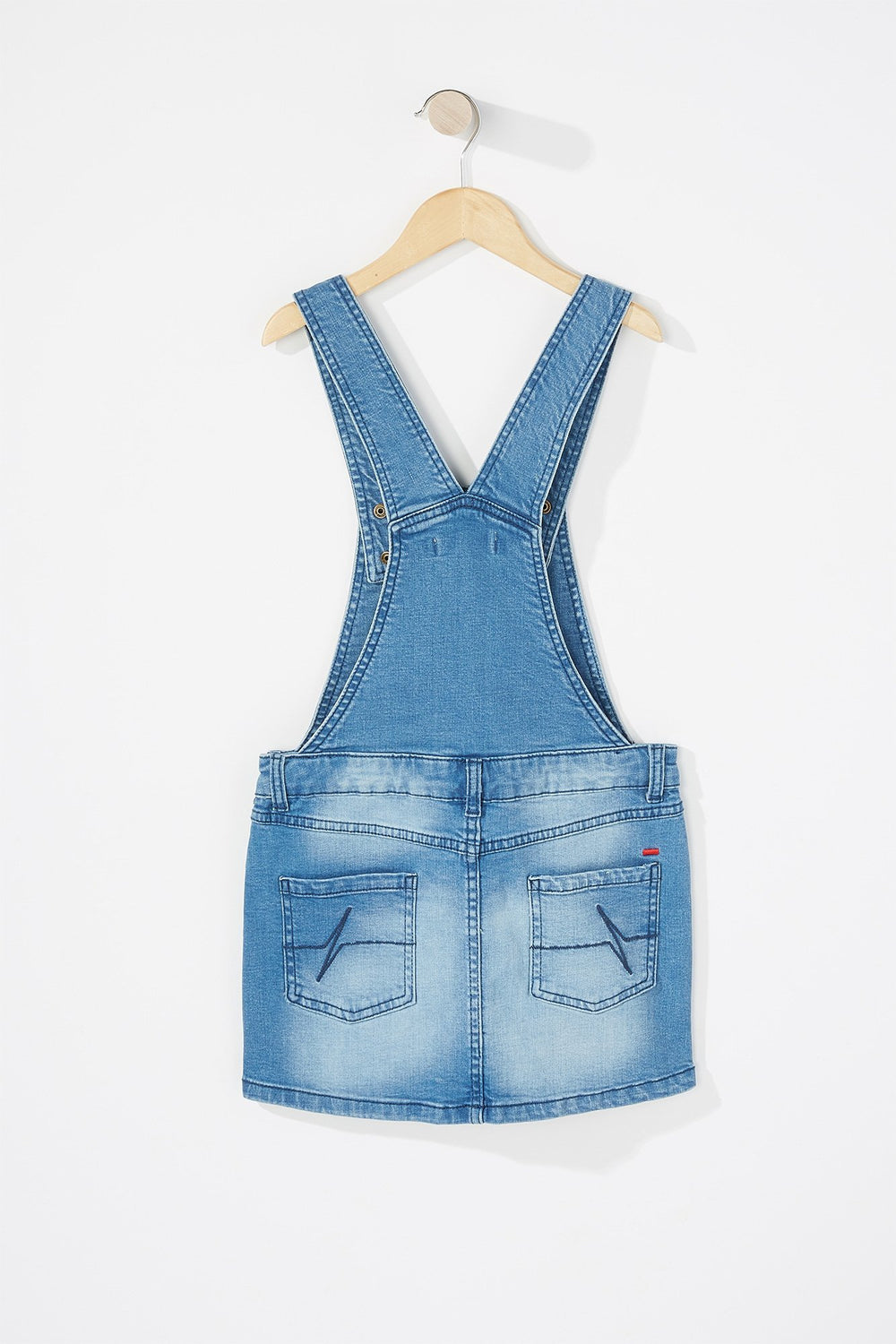 Kids Girls Denim Dress Blue