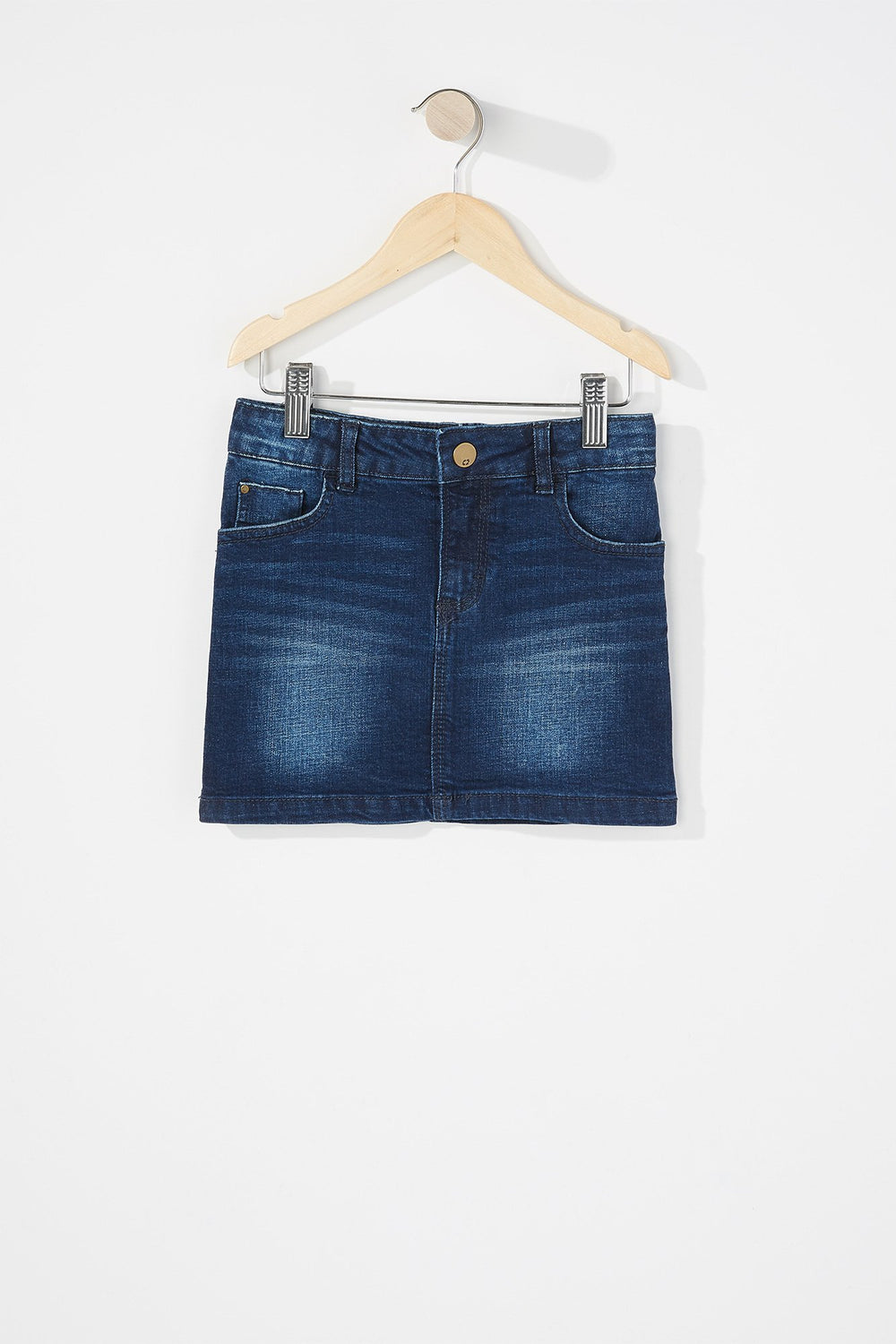 Kids Girls Denim Skirt Blue