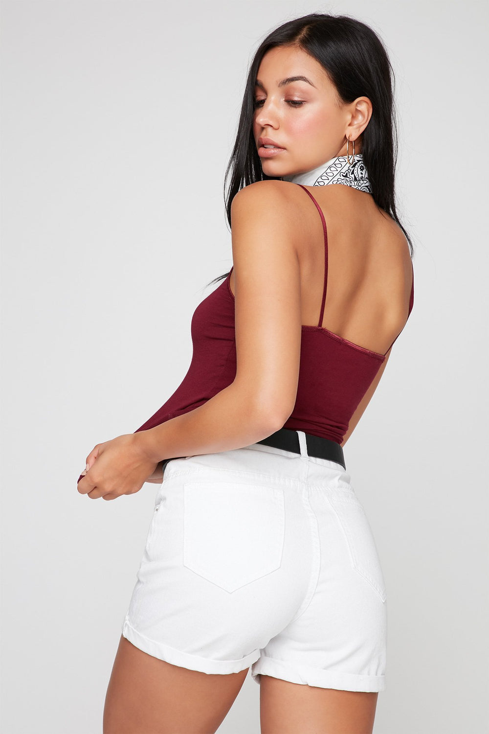 Women Camisole de base Bourgogne