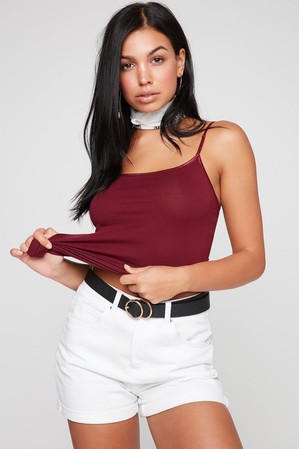 Women Camisole de base Bourgogne