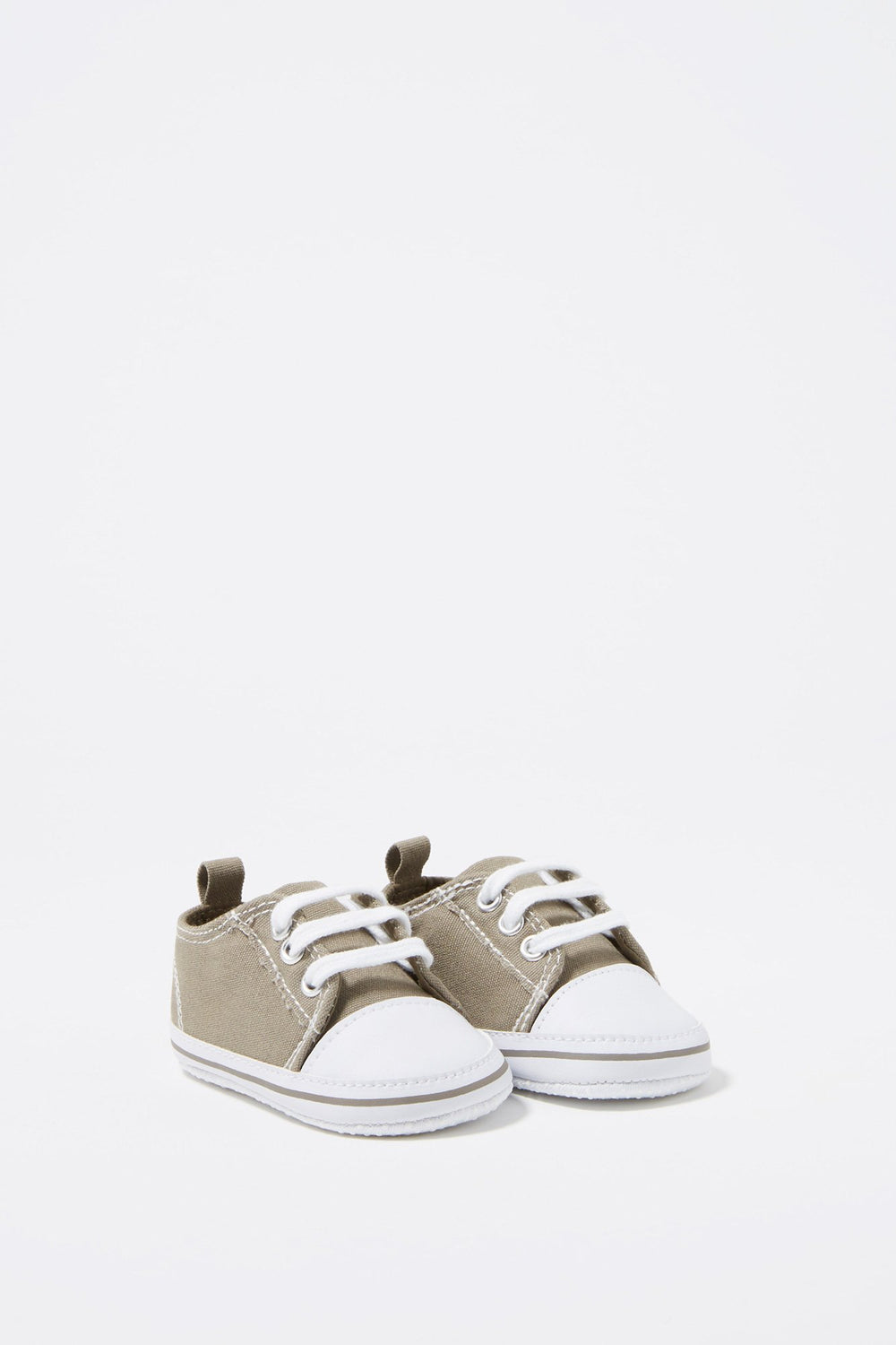 Kids Espadrilles en toile sans lacets pour bébé garçon Brun