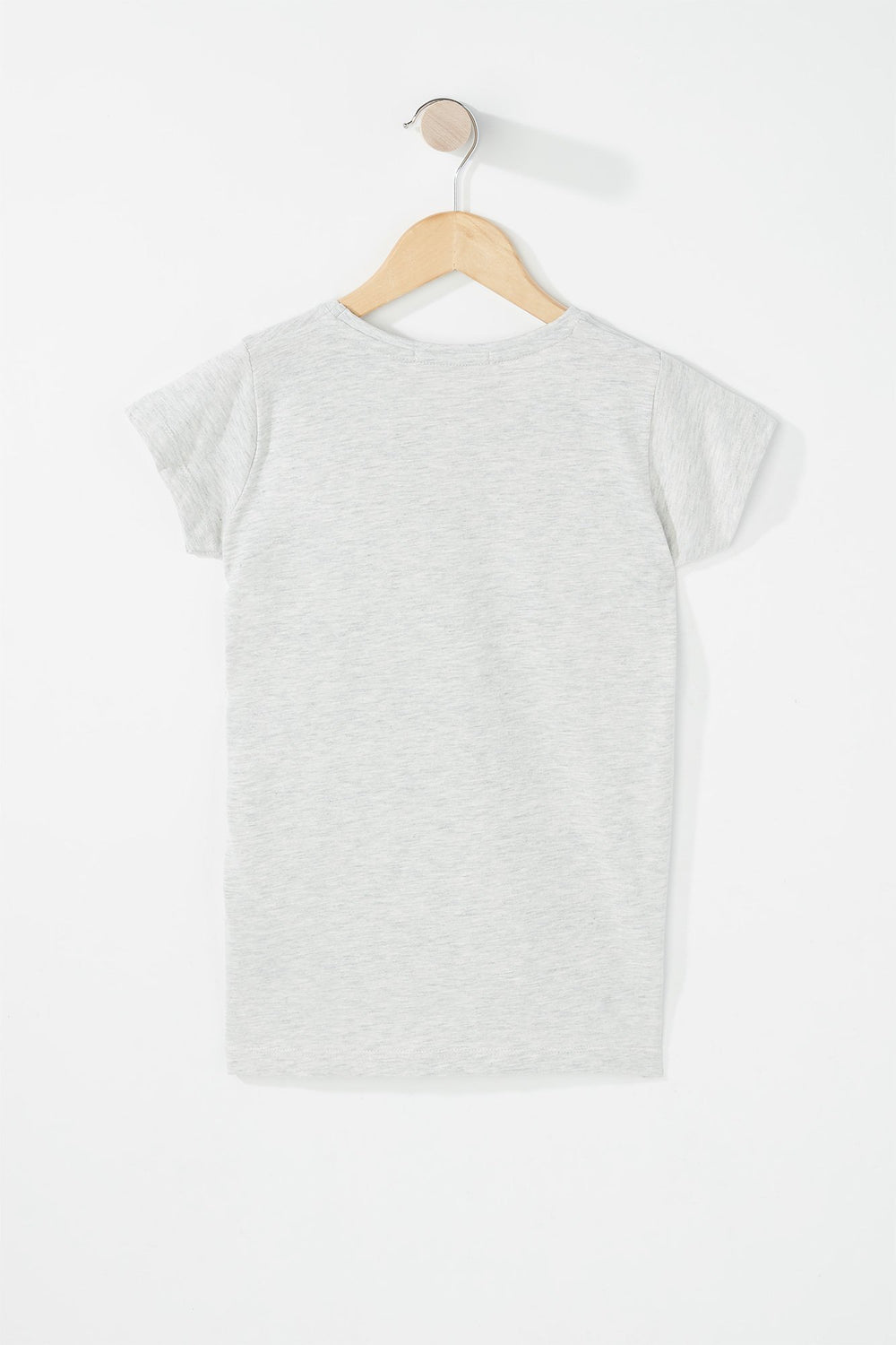 Kids T-shirt asymétrique imprimé Lapin avec boucle pour fille Brun