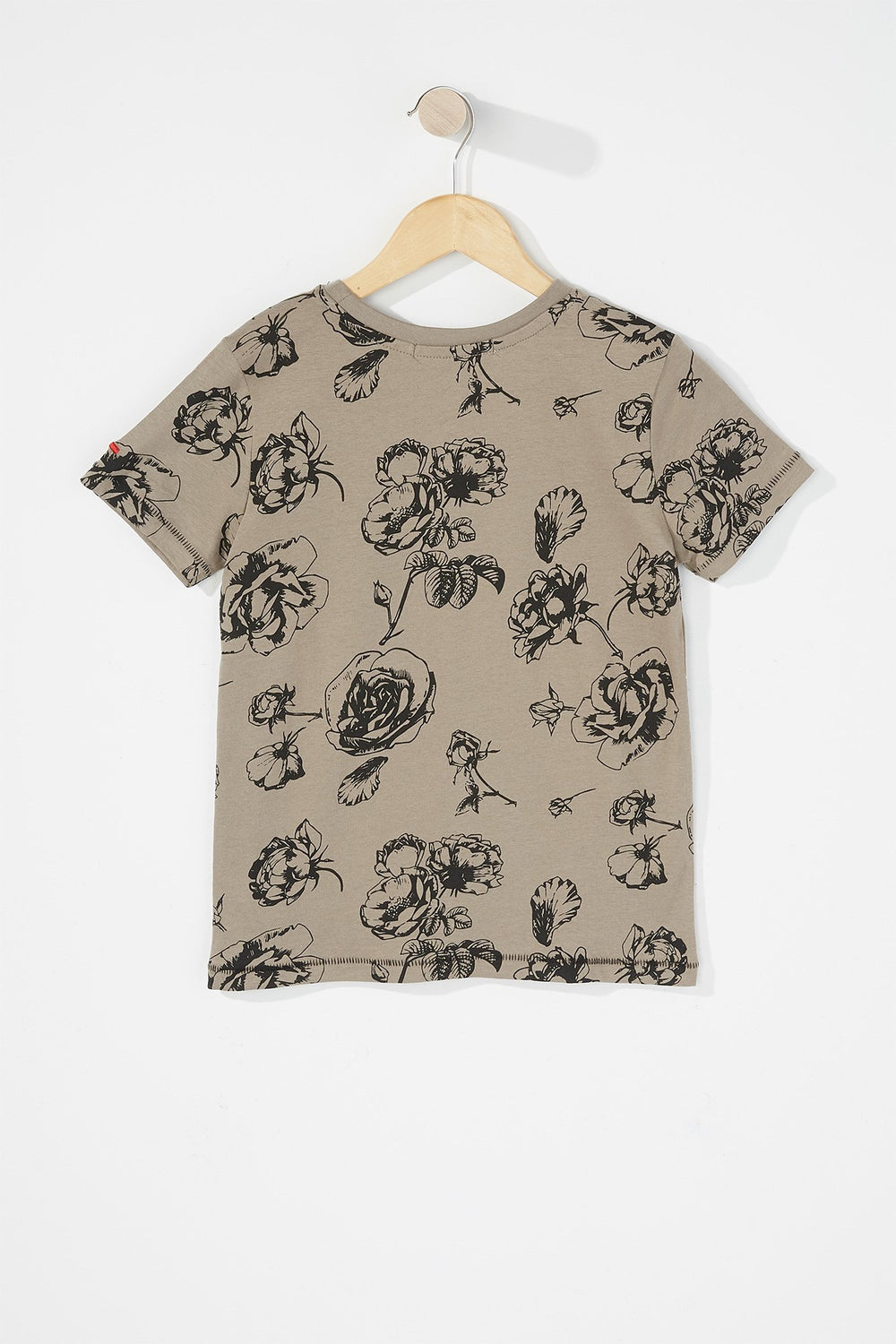 Kids T-shirt fleuri pour garçon Brun