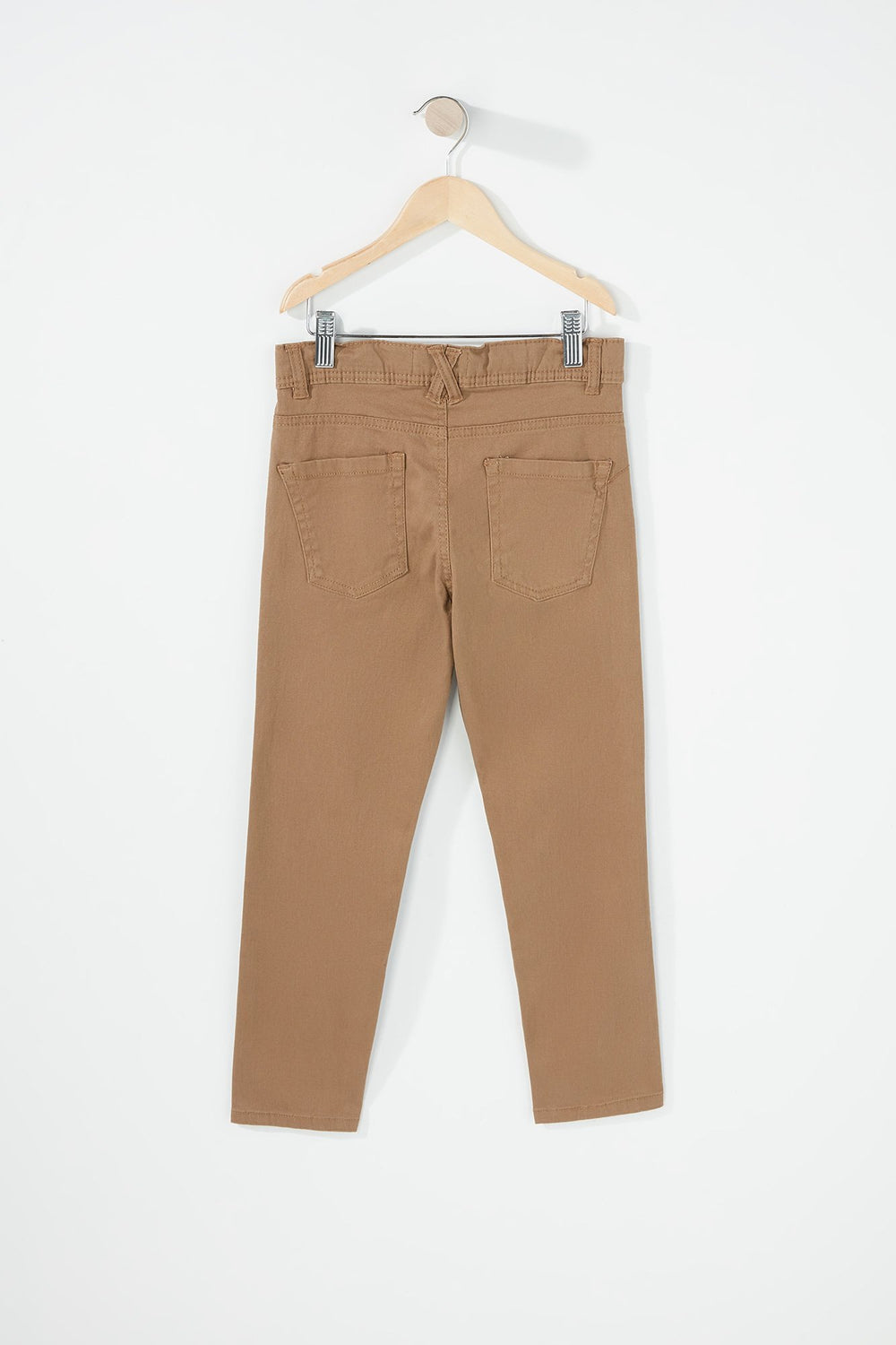 Kids Boys Twill Slim Jean Camel