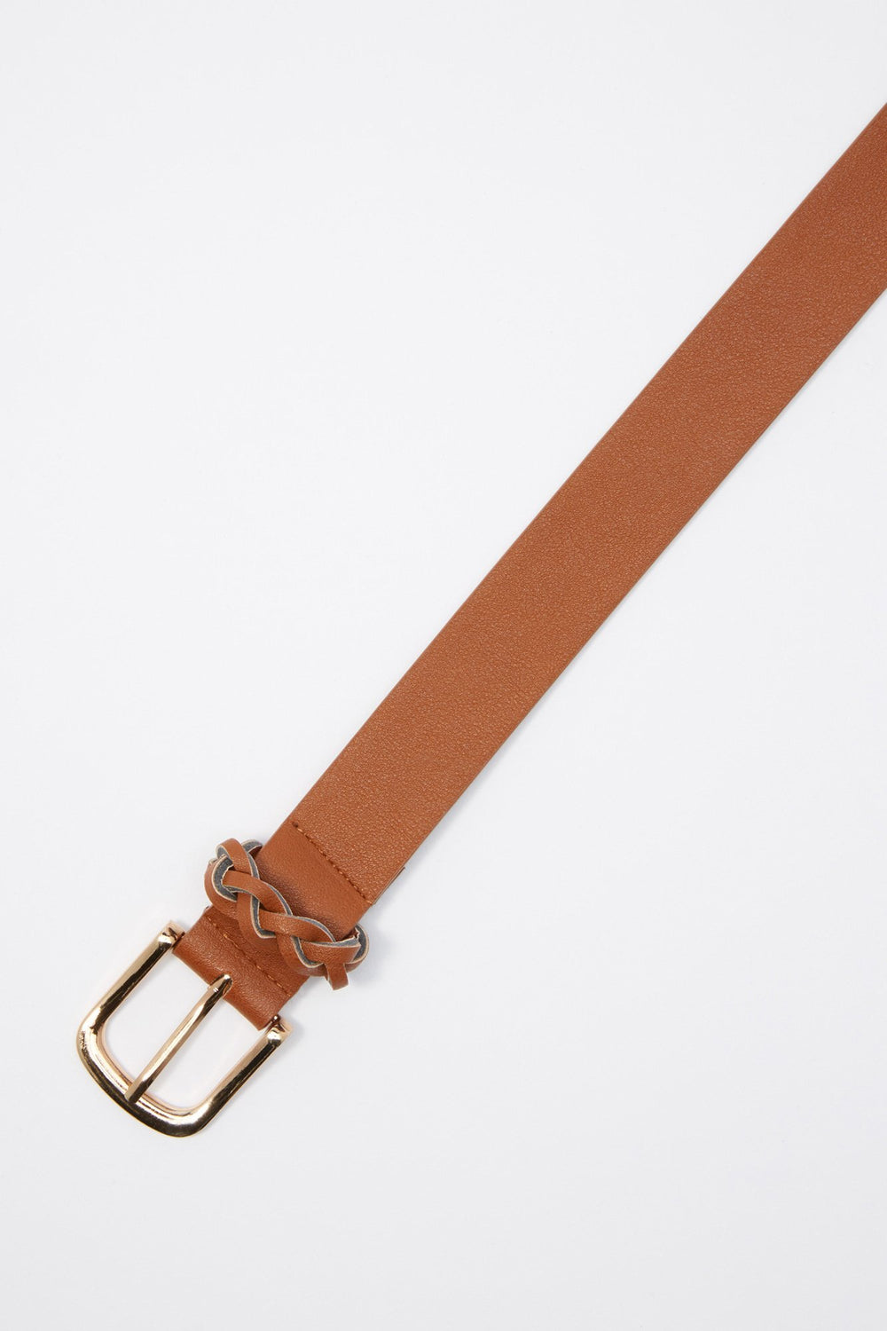 Women Ceinture en similicuir Chameau