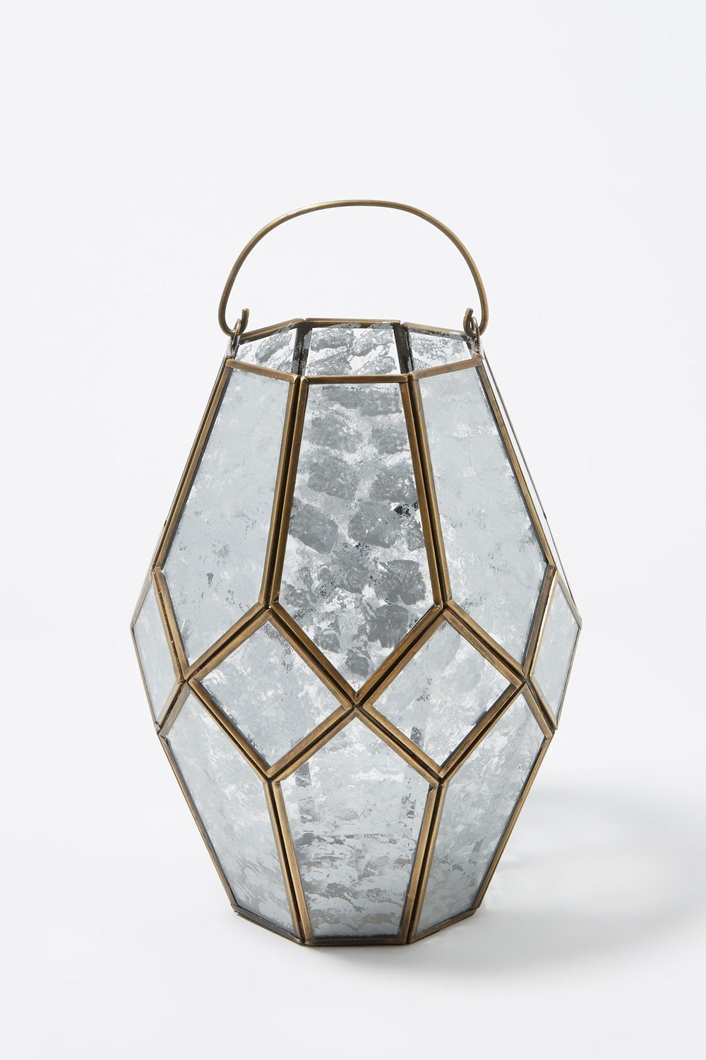 Women Lanterne de verre géométrique Clair