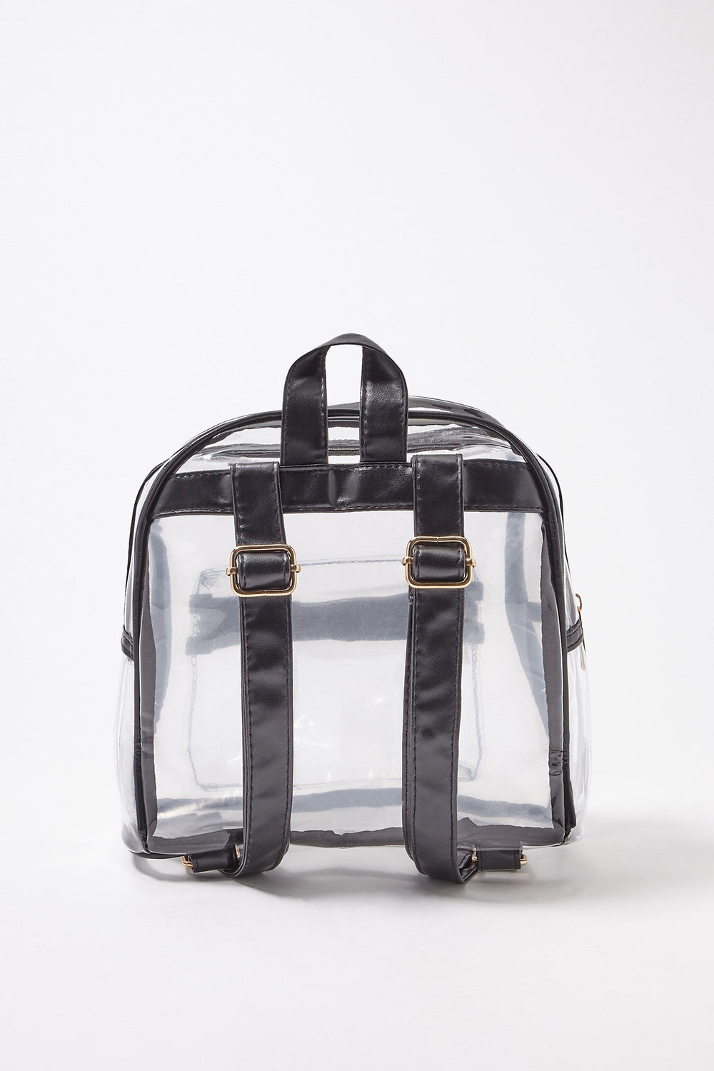 Women Transparent Mini Backpack Clear