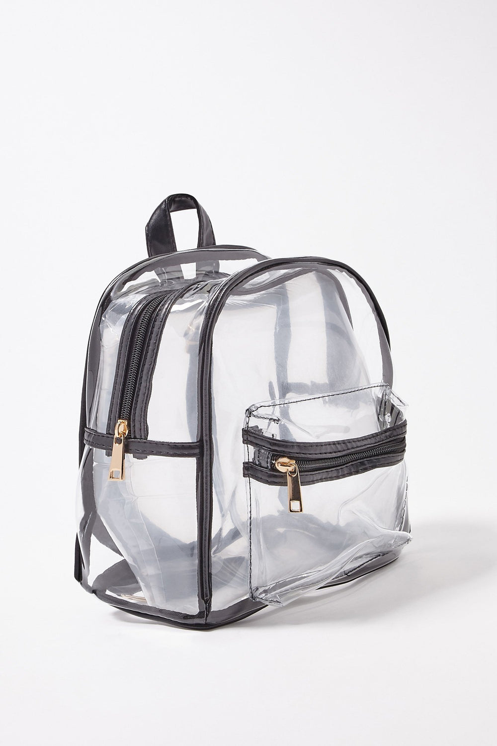 Women Transparent Mini Backpack Clear