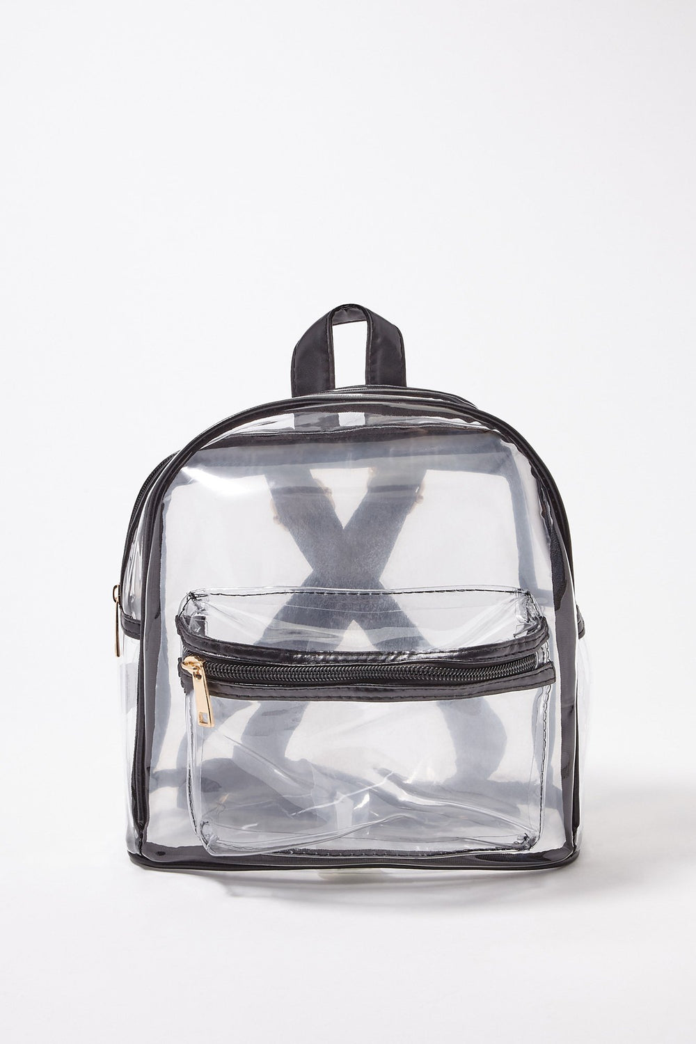 Women Transparent Mini Backpack Clear