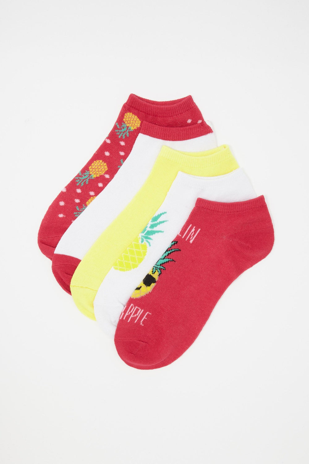 Women Chaussettes à imprimé Ananas Feelin' Fineapple (5 paires) Coquille dâoeuf
