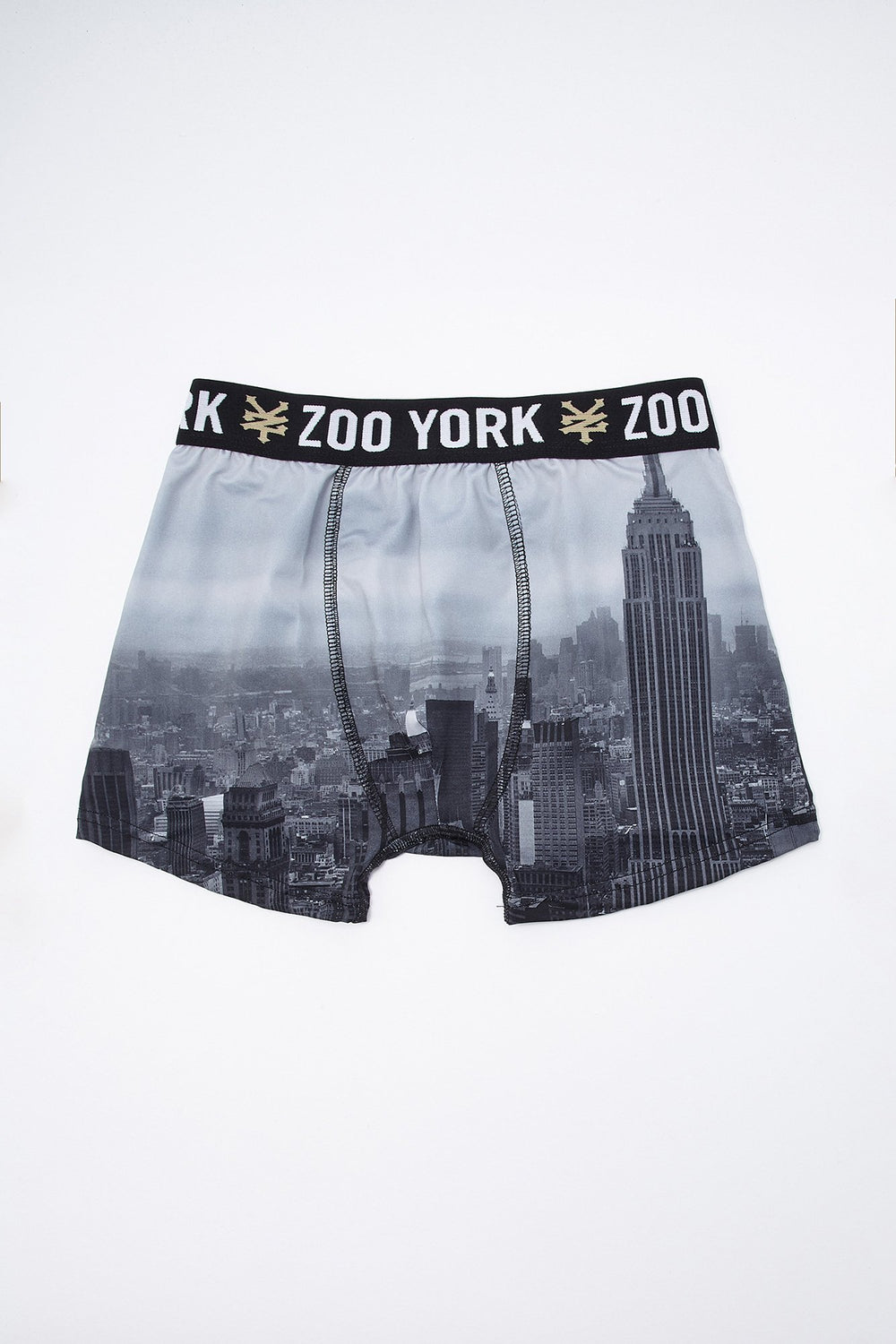 Men Zoo York Manhattan Graphic Boxer Brief Dark Grey