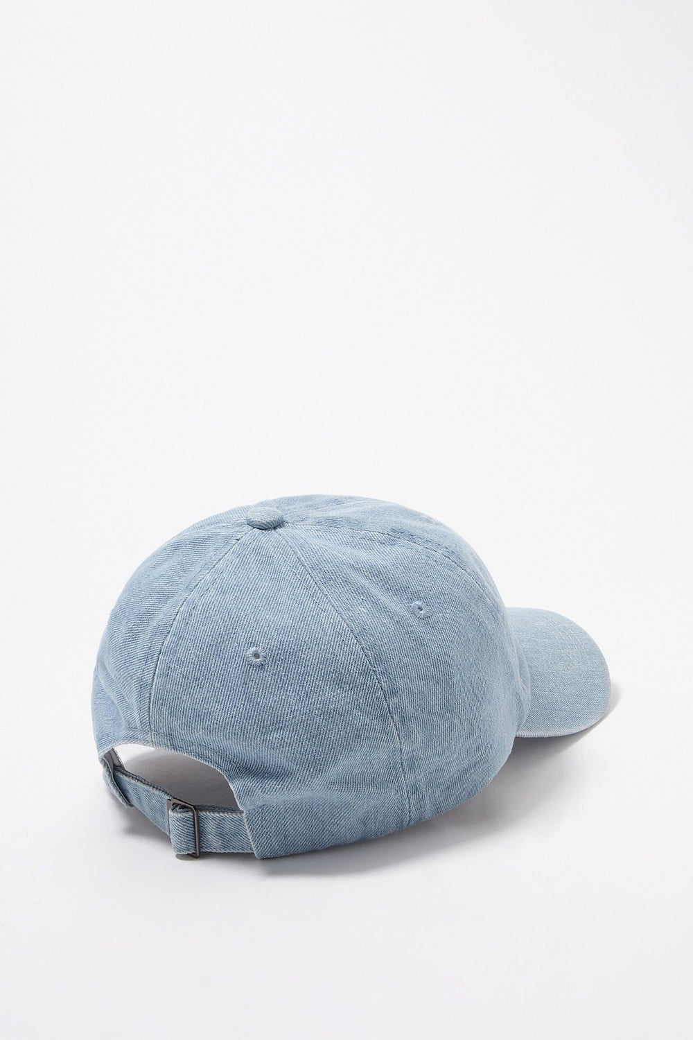 Women Embroidered Canada Flag Denim Dad Cap Denim Blue