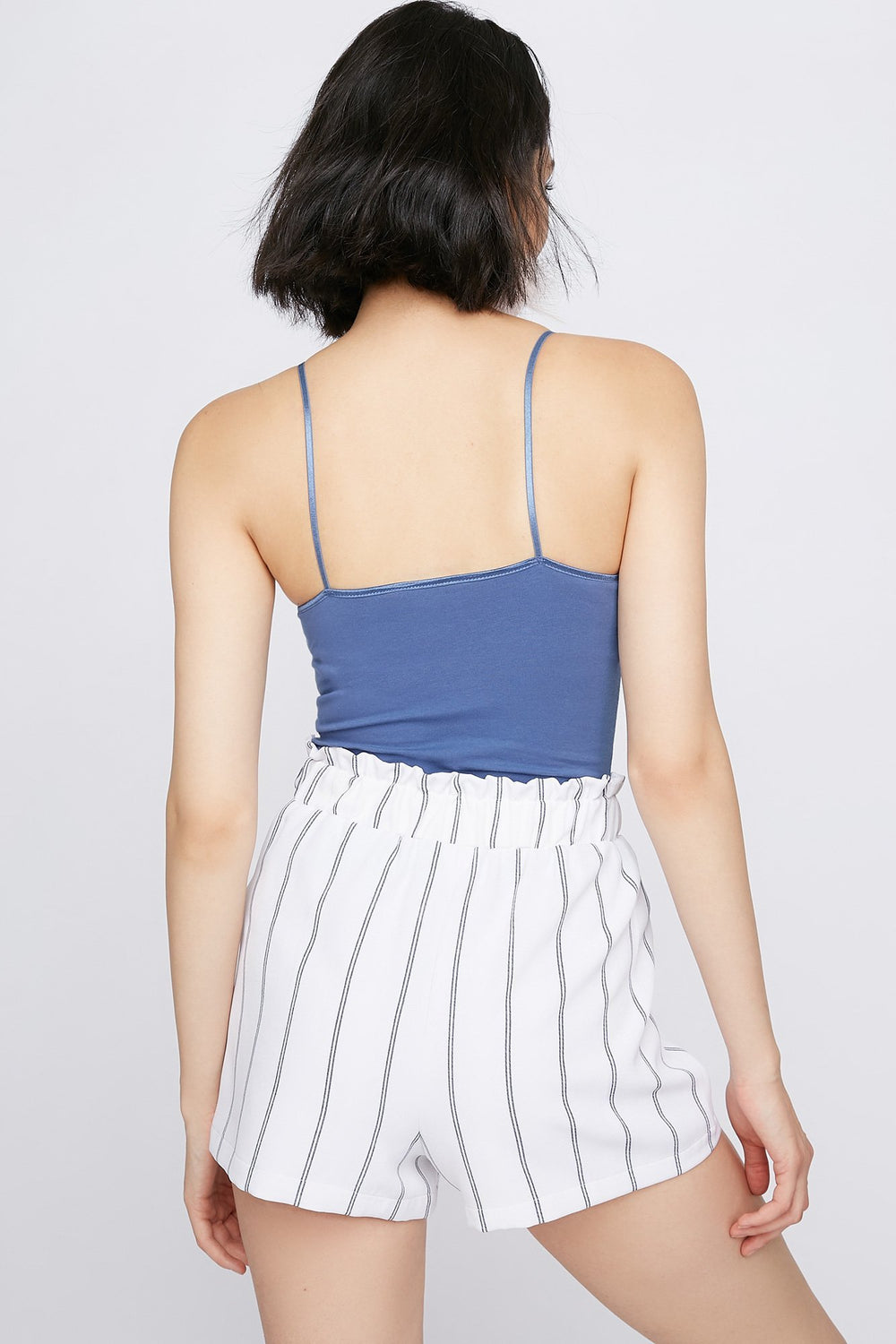 Women Super Stretch Basic Camisole Denim Blue