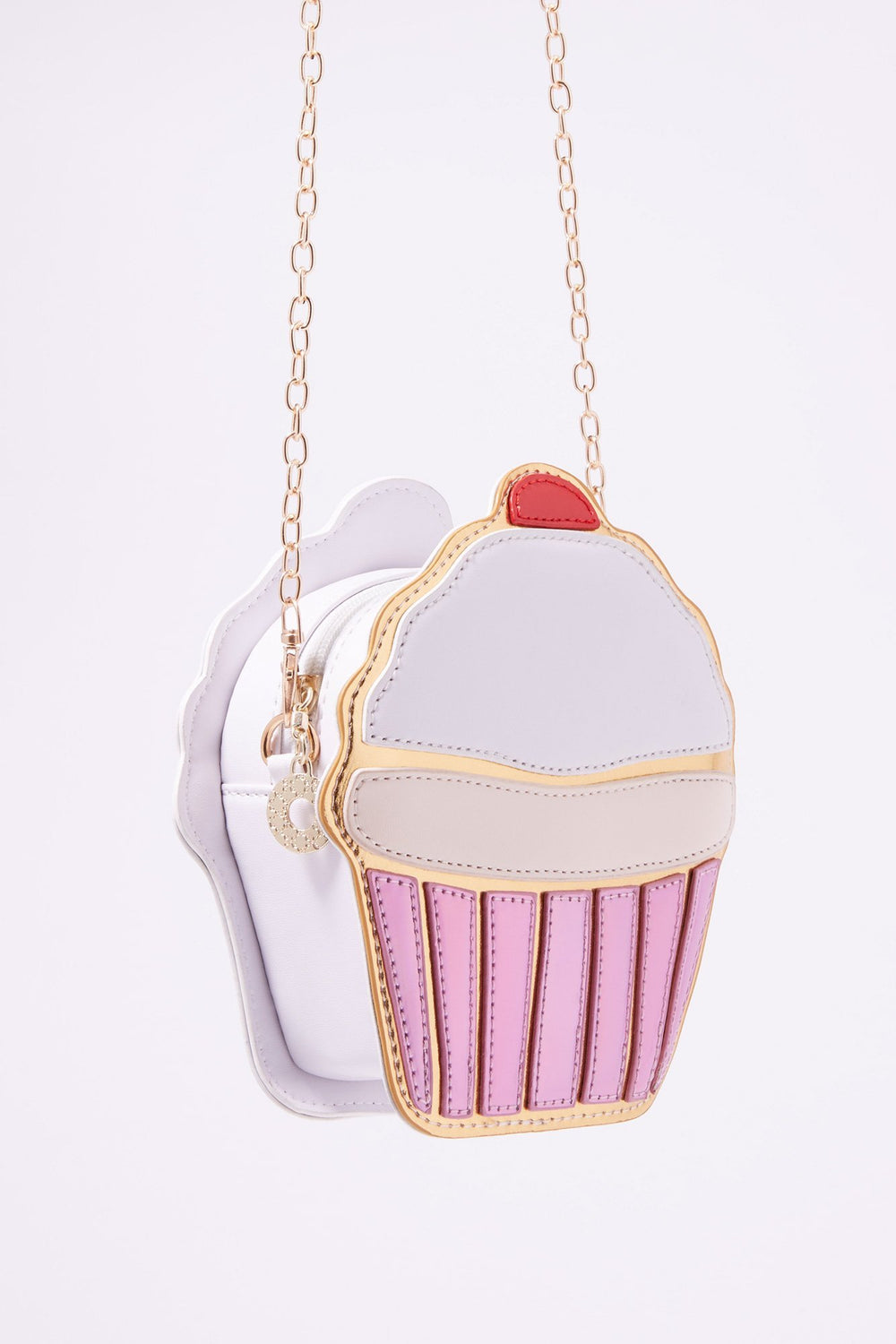 Women Sac à bandoulière avec petit gâteau métallisé Dragée