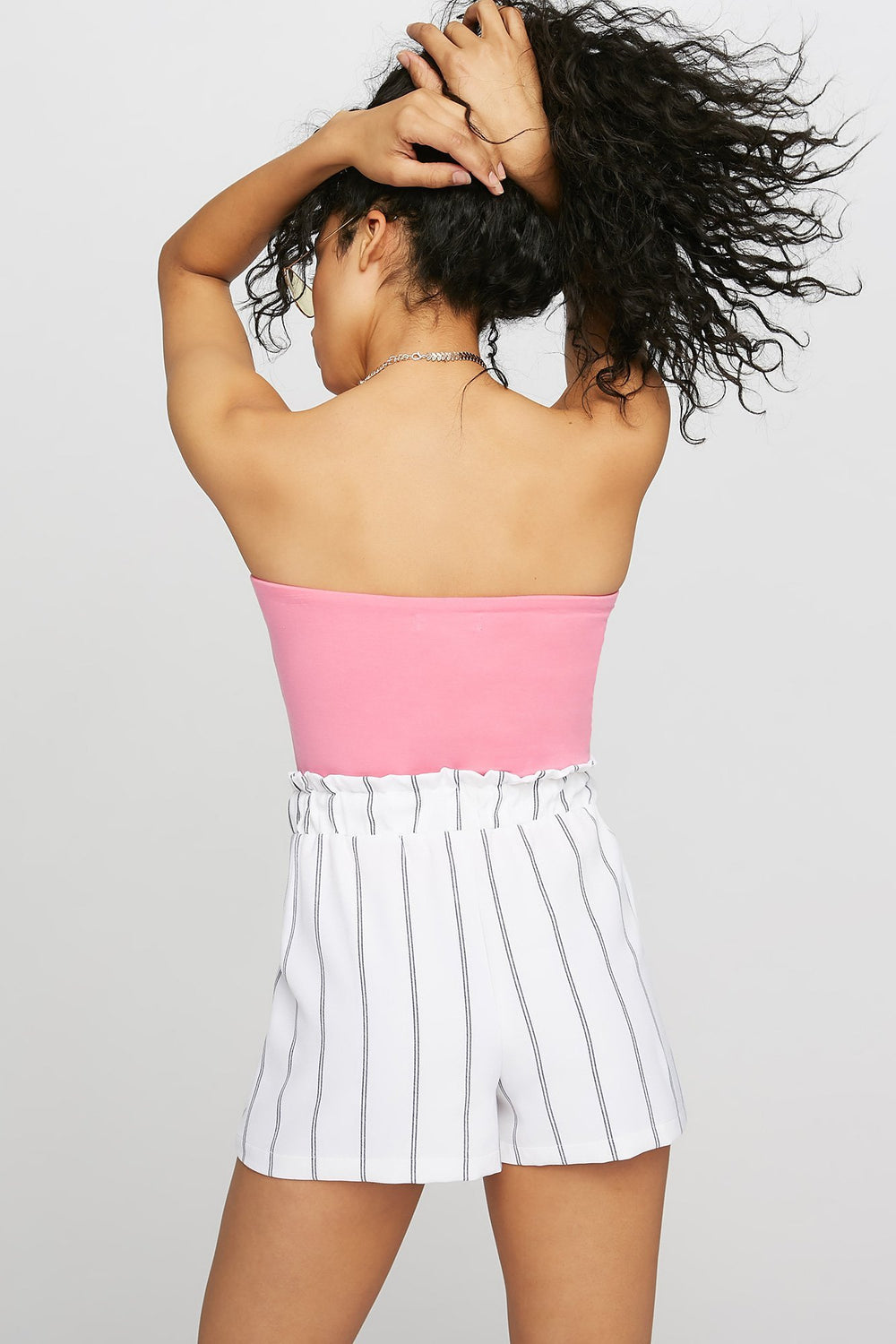 Women Basic Tube Top Fuchsia