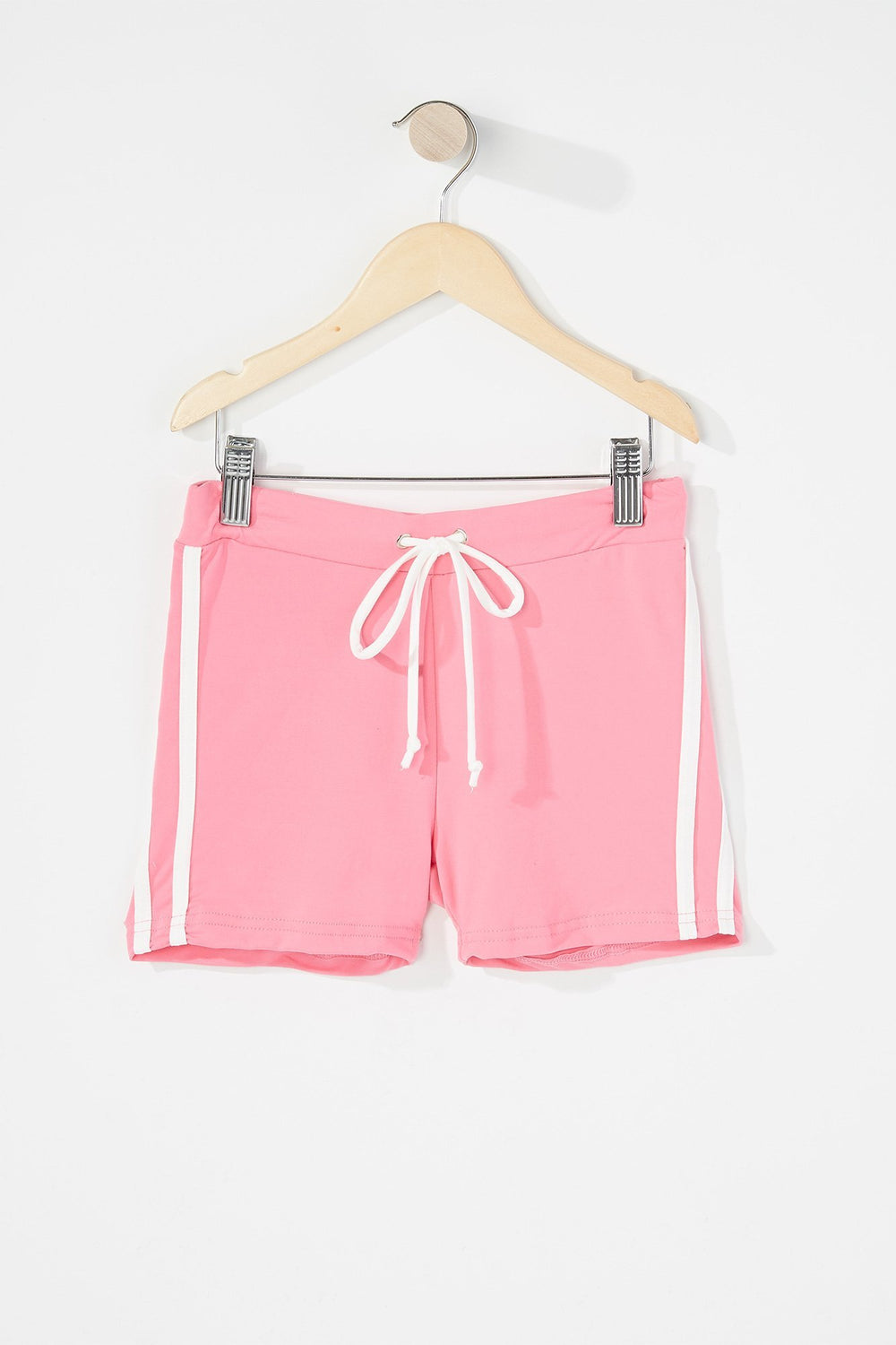 Kids Short à rayures latérales pour fille Fuchsia