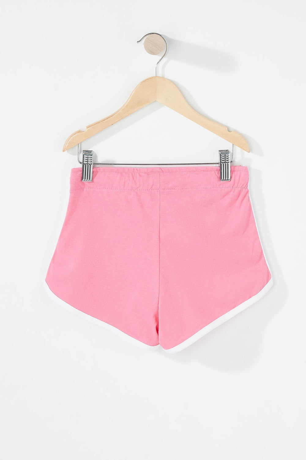 Kids Short contrastant à ourlet arrondi pour fille Fuchsia
