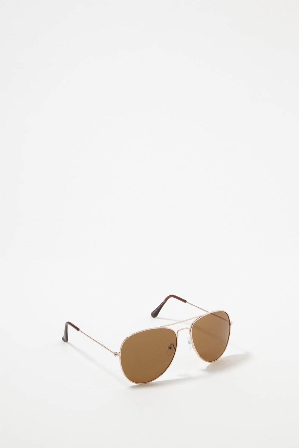 Men Colourful Aviator With Brow Bar Sunglasses Gold