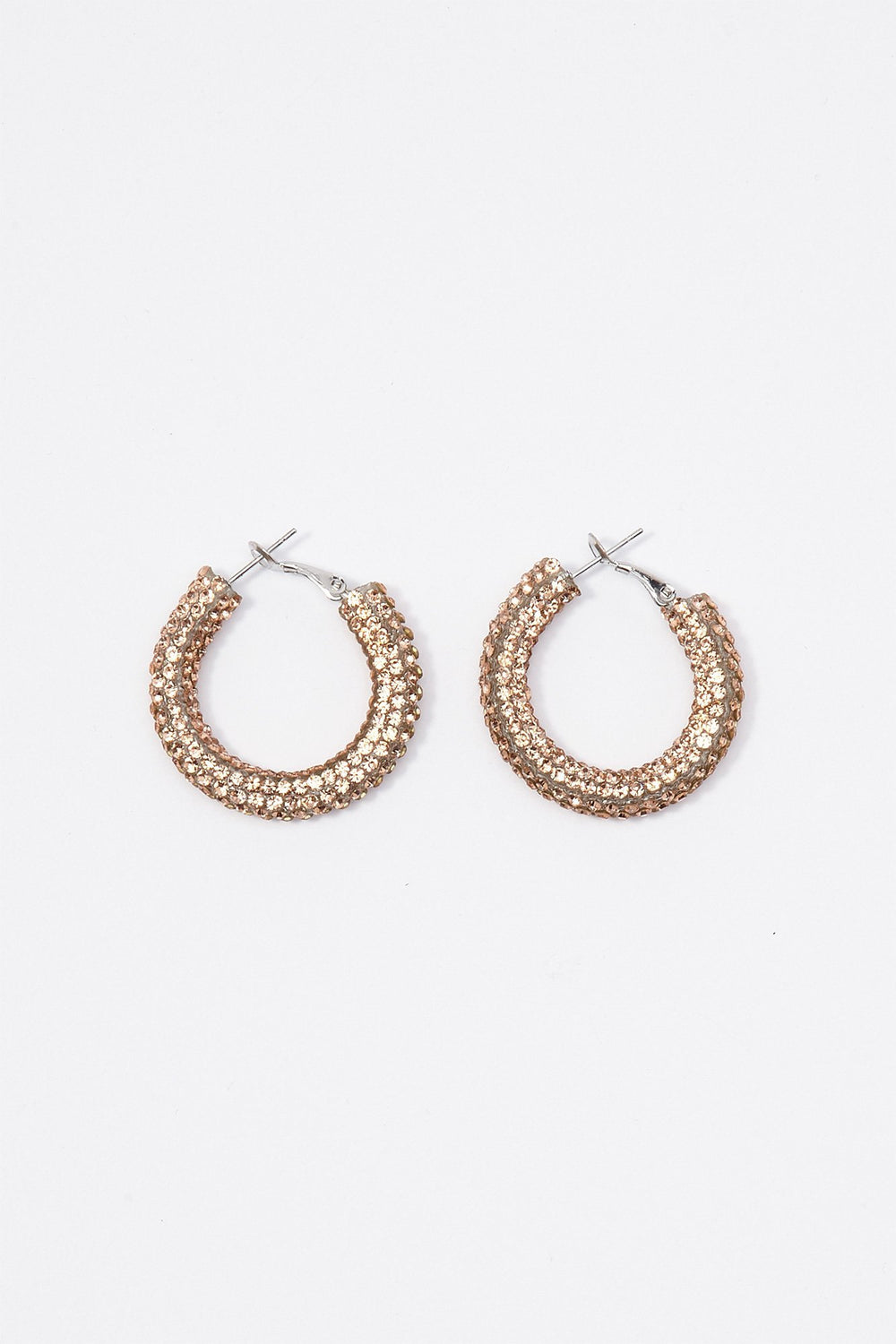 Women Créoles avec pierres du Rhin Gold