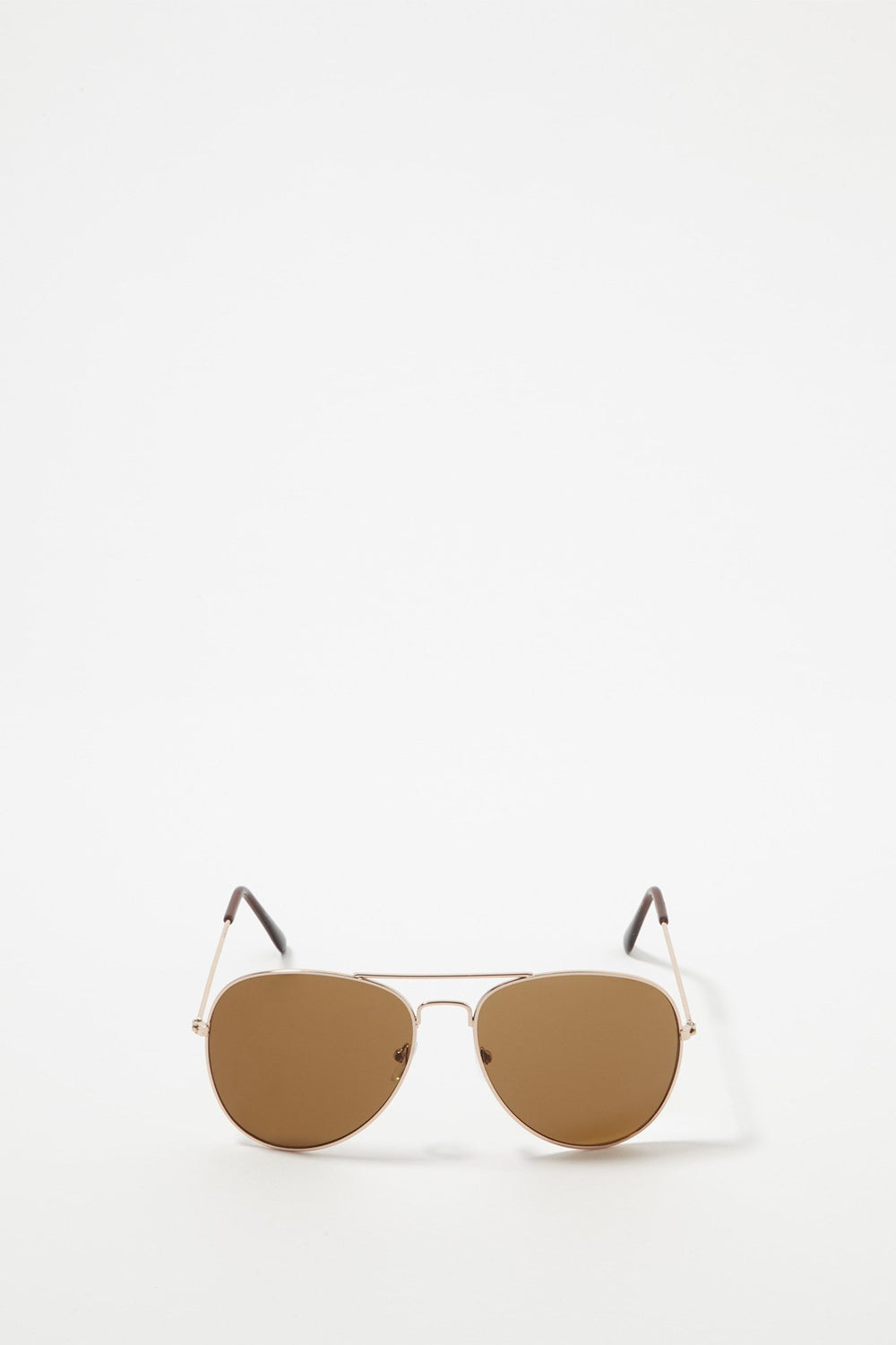 Men Lunettes de soleil aviateur colorées Gold
