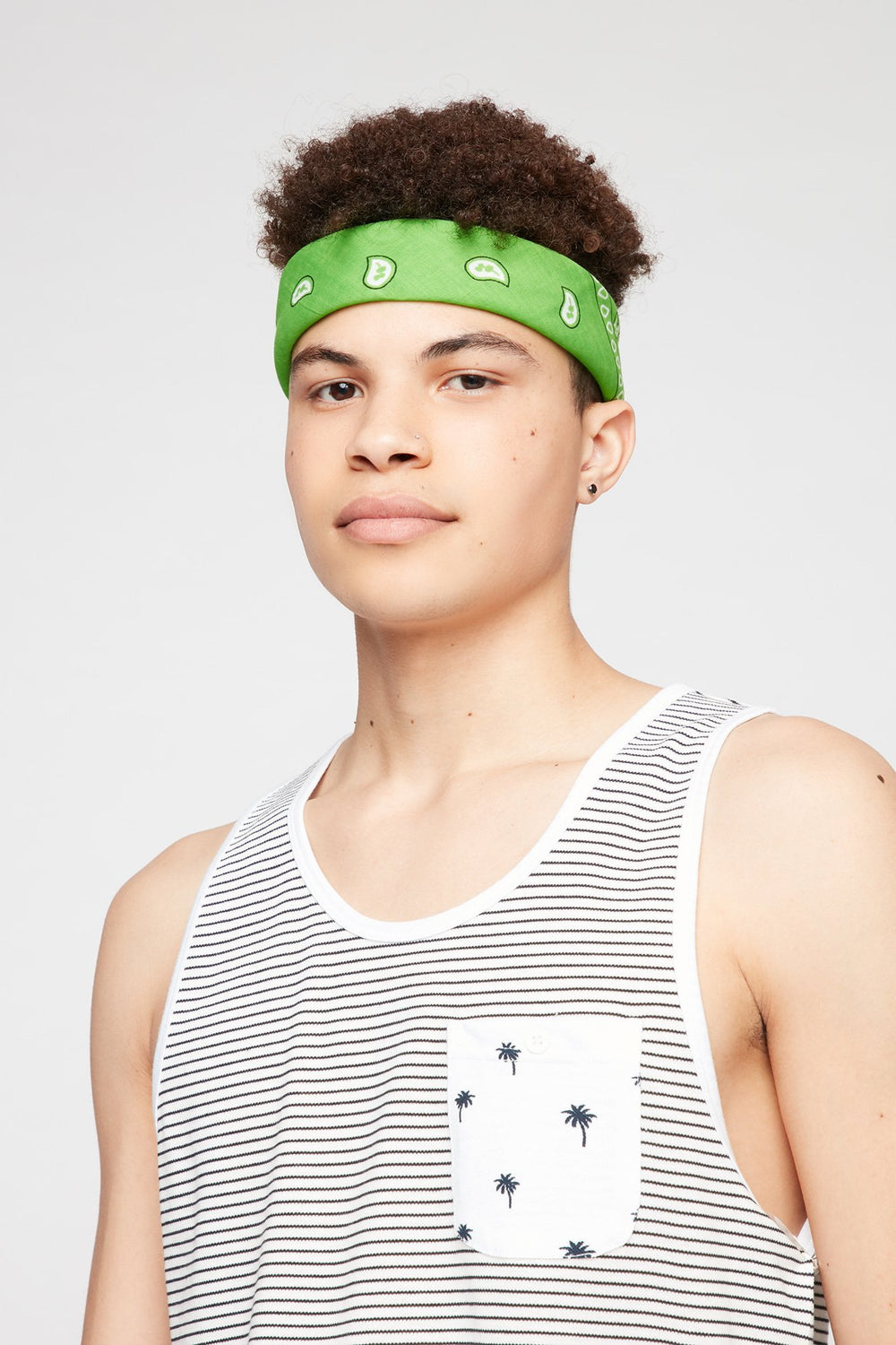 Men Festival Bandana Green