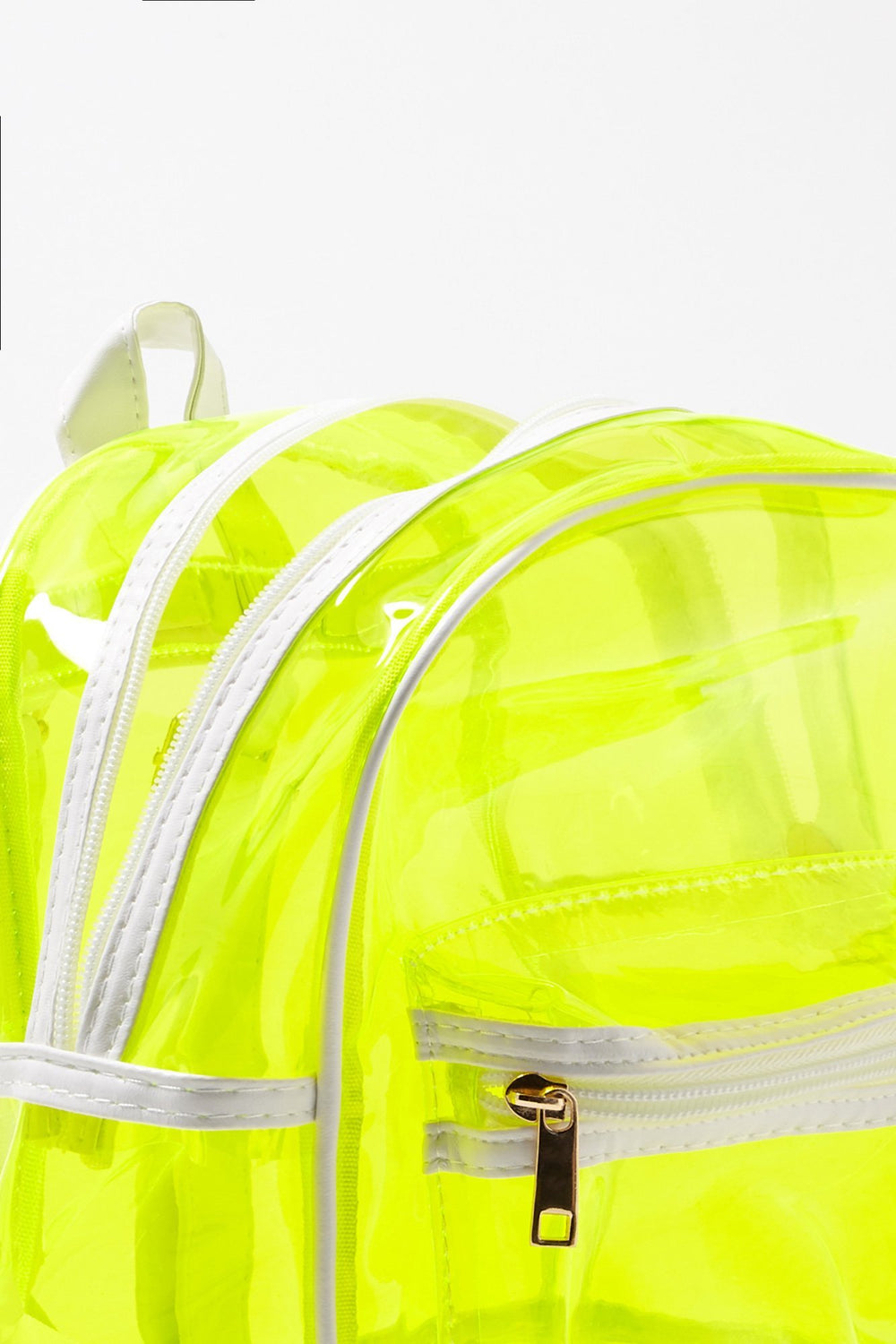 Women Transparent Mini Backpack Green