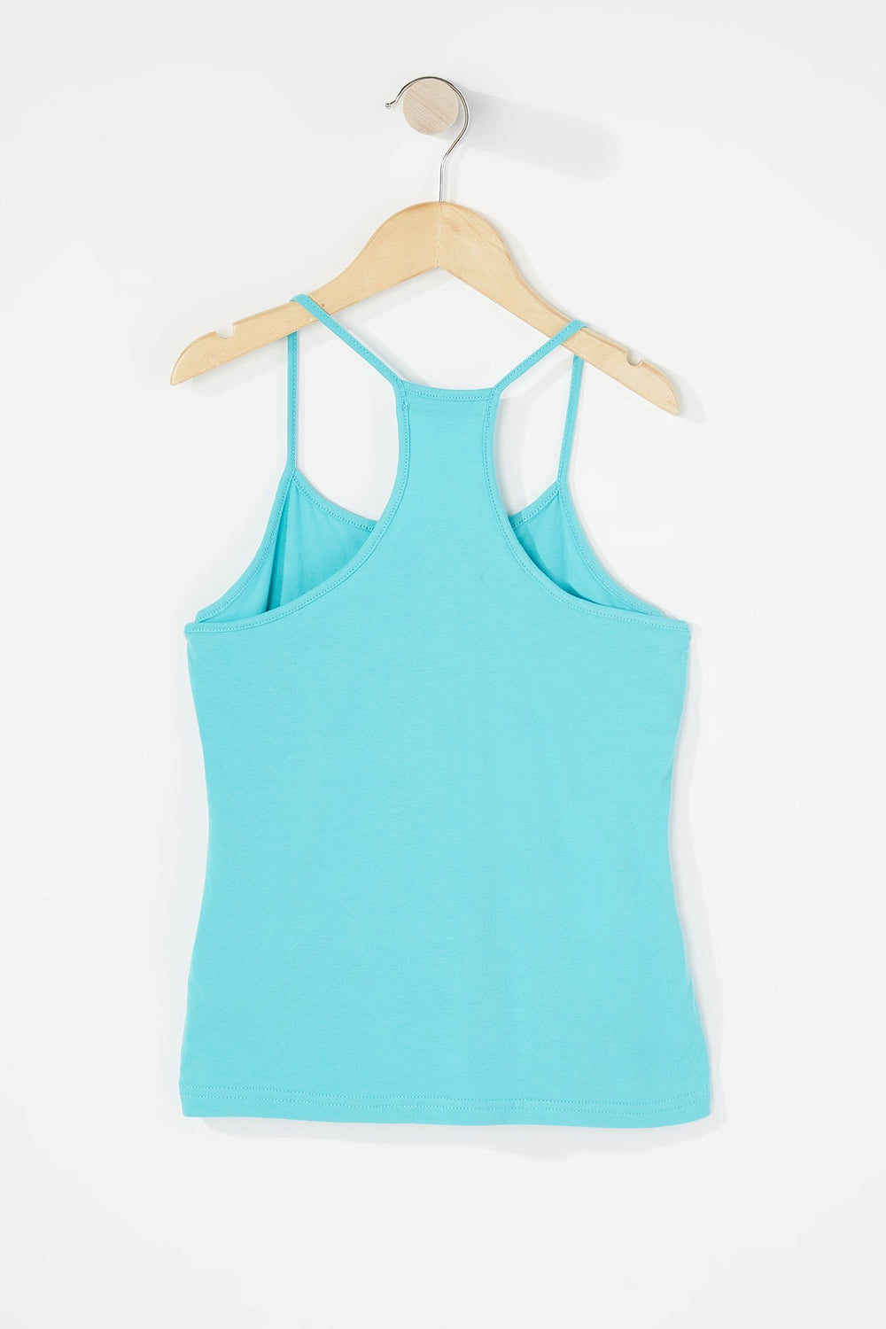 Kids Girls Basic Racerback Camisole Green