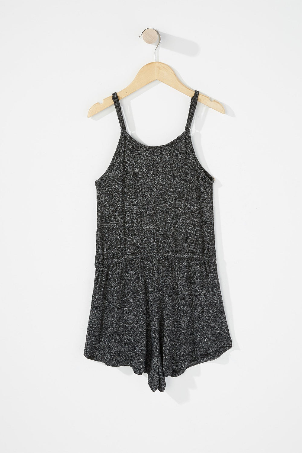 Kids Combi-short sans manches avec attache pour fille Gris Noir