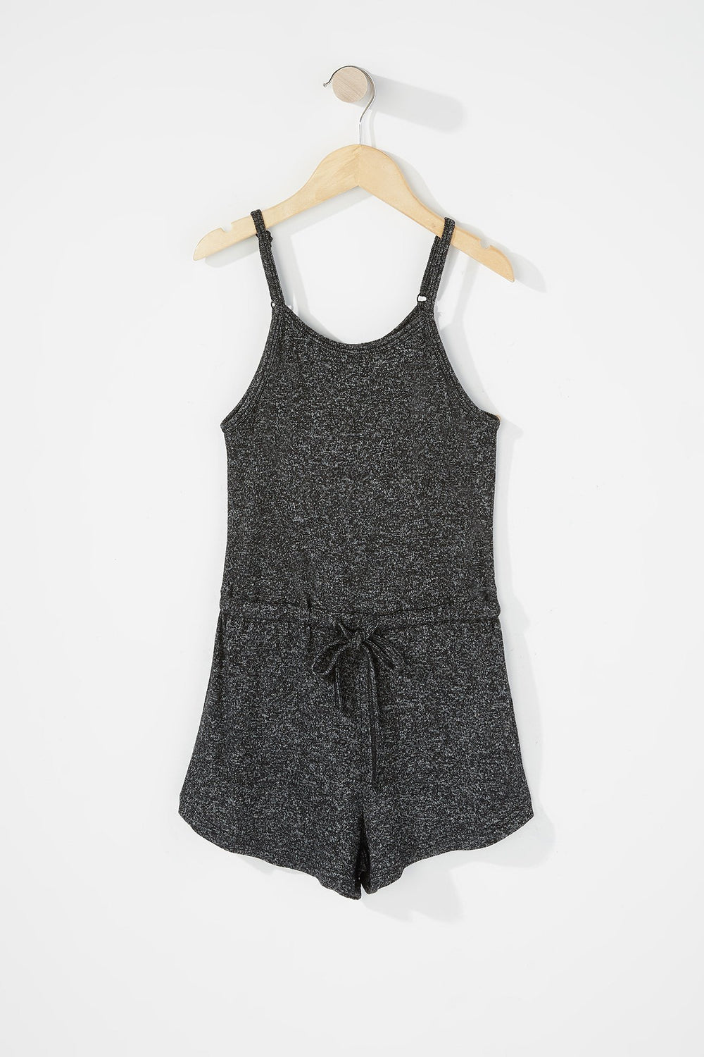 Kids Combi-short sans manches avec attache pour fille Gris Noir