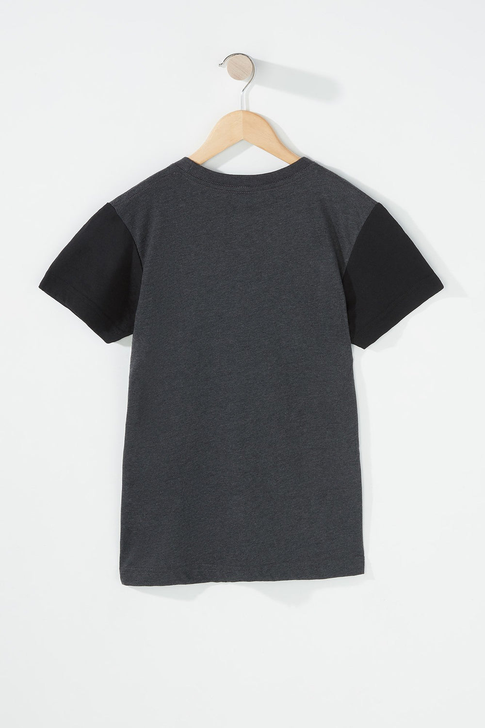 Kids T-shirt à imprimé Gone Surfing pour garçon Gris Noir