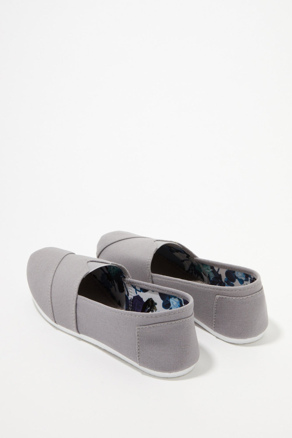 Women Espadrilles en toile à enfiler Gris