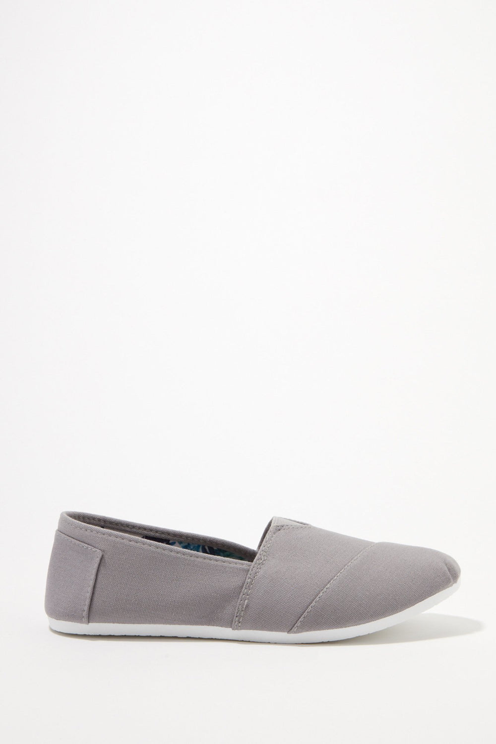 Women Espadrilles en toile à enfiler Gris