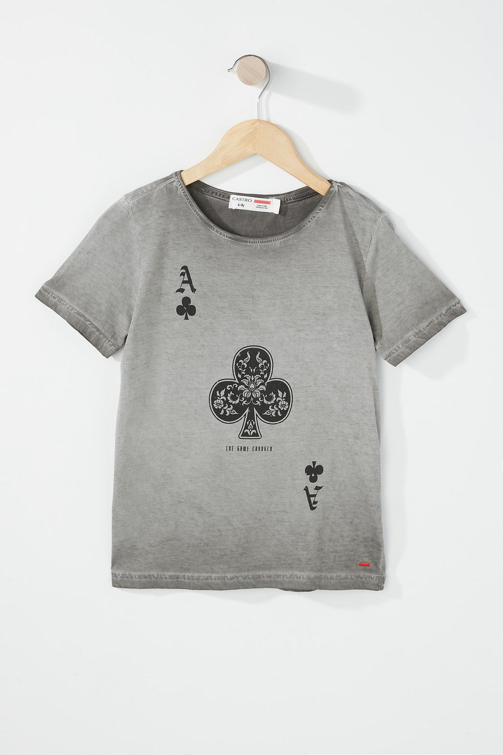 Kids Short à imprimé Ace Of Spades pour garçon Gris