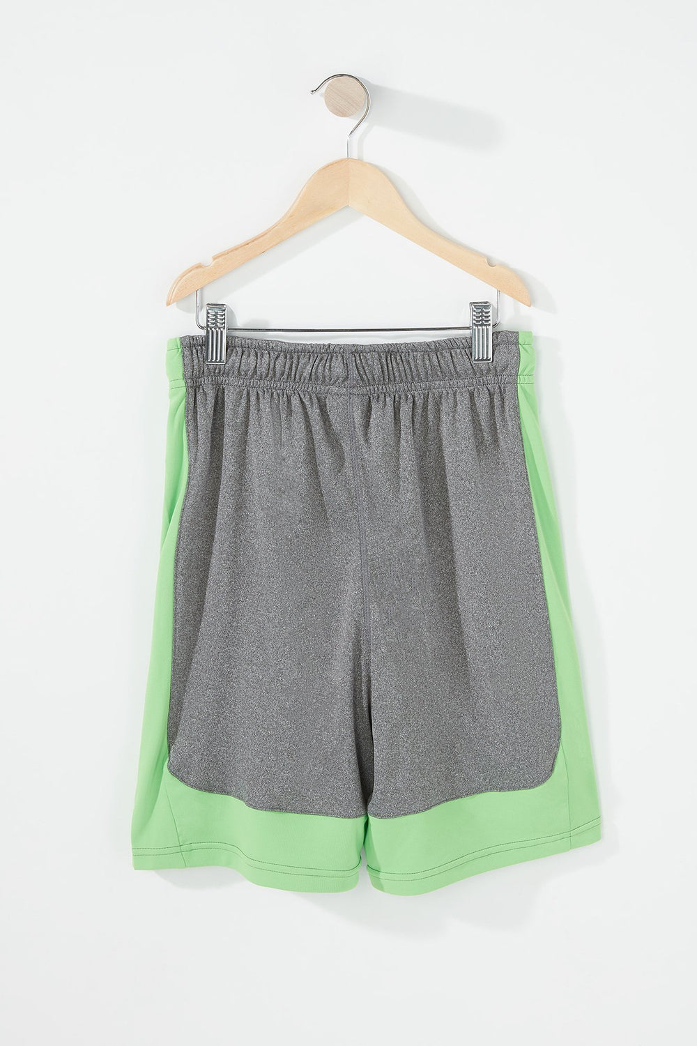 Kids Short sport à blocs de couleurs pour garçon Gris