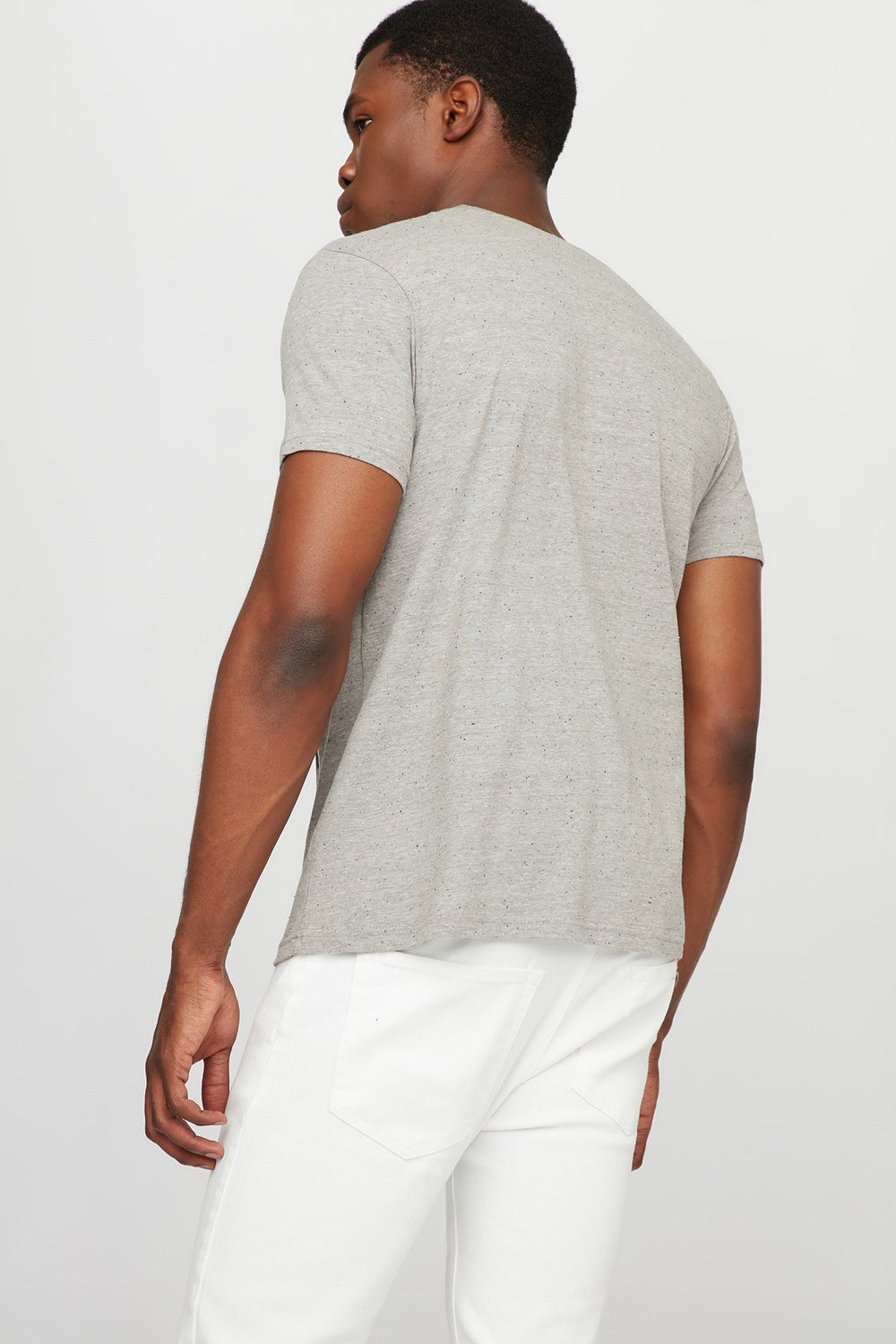 Men California Beach Graphic T-Shirt Heather Grey