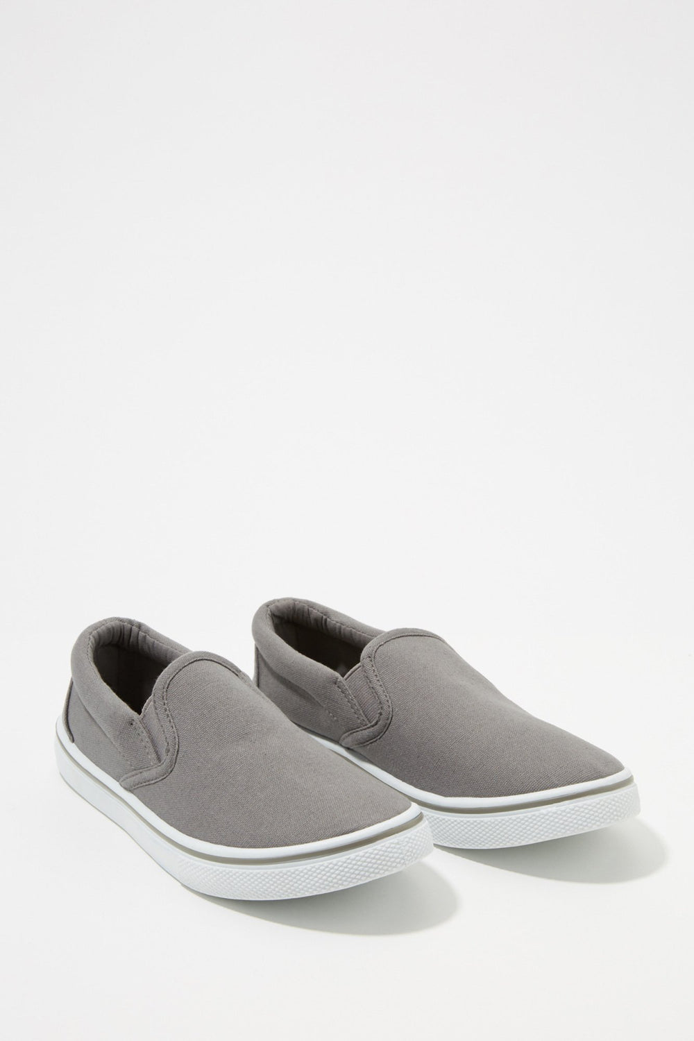 Women Classic Canvas Slip-On Sneaker Heather Grey
