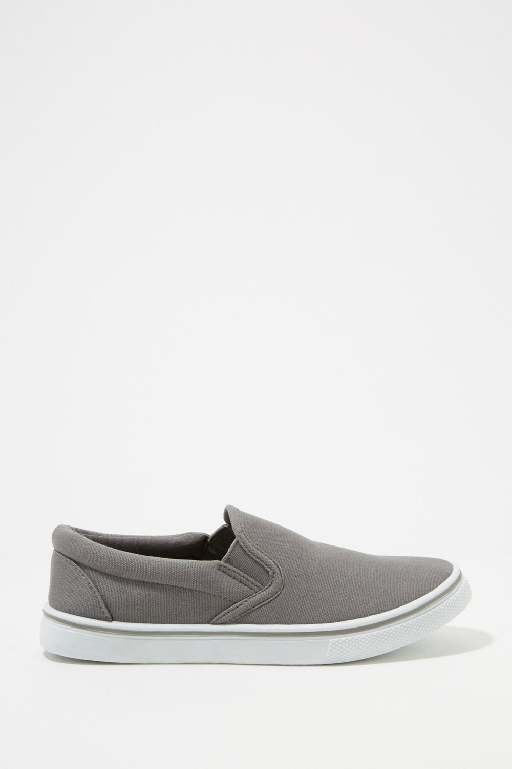 Women Classic Canvas Slip-On Sneaker Heather Grey