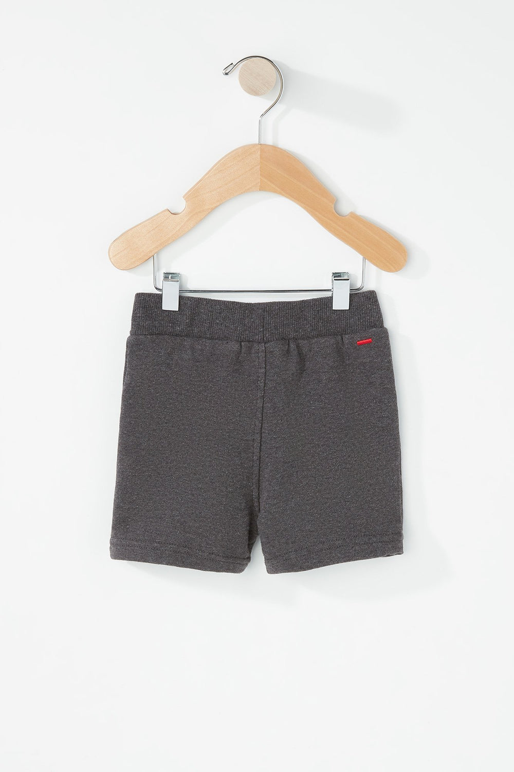 Kids Baby Boy Fleece Drawstring Short Heather Grey