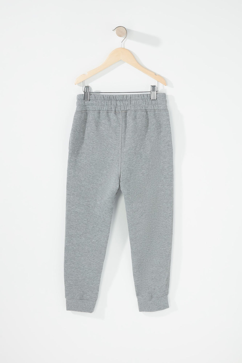 Kids Boys Drawstring Fleece Jogger Heather Grey