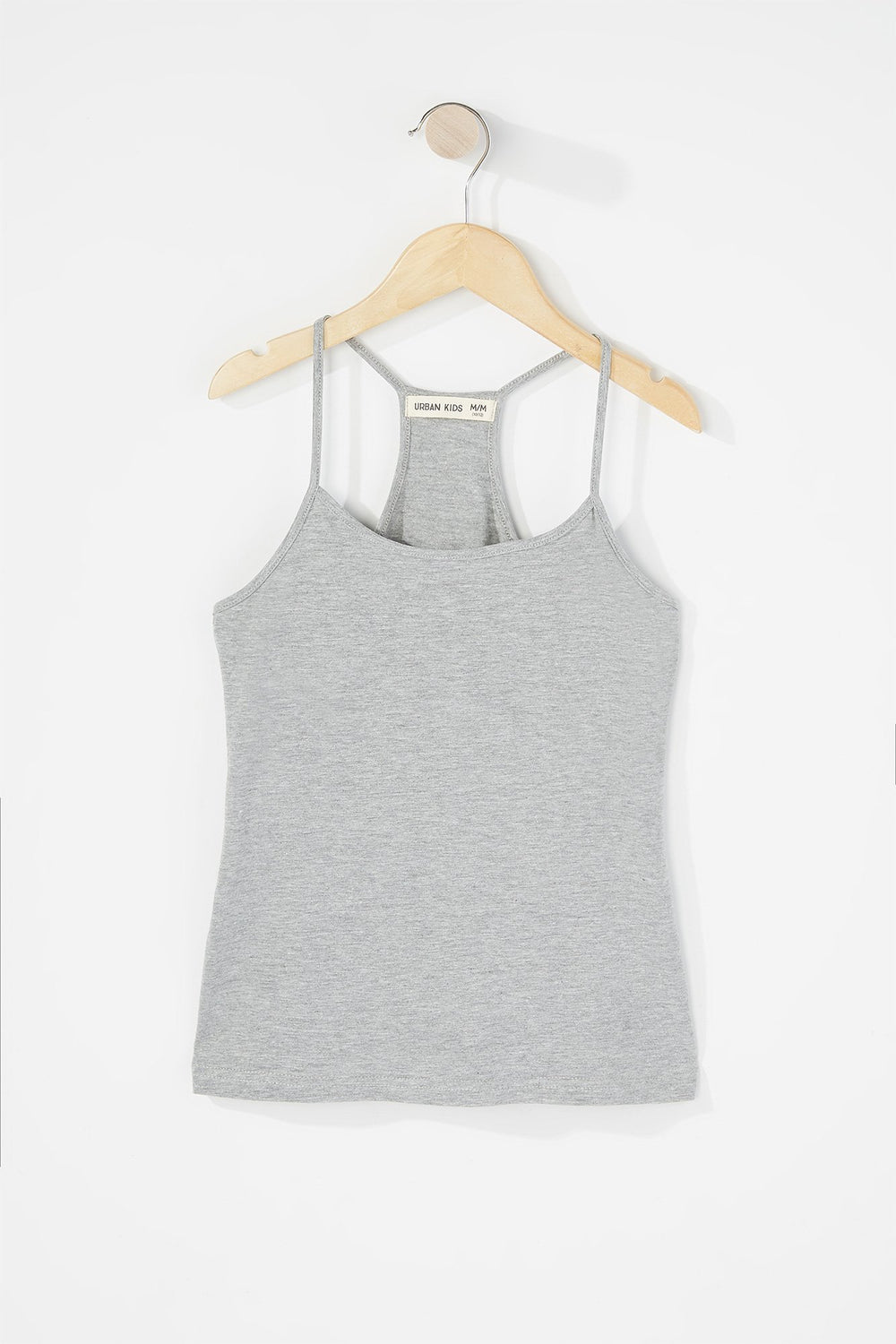 Kids Girls Basic Racerback Camisole Heather Grey