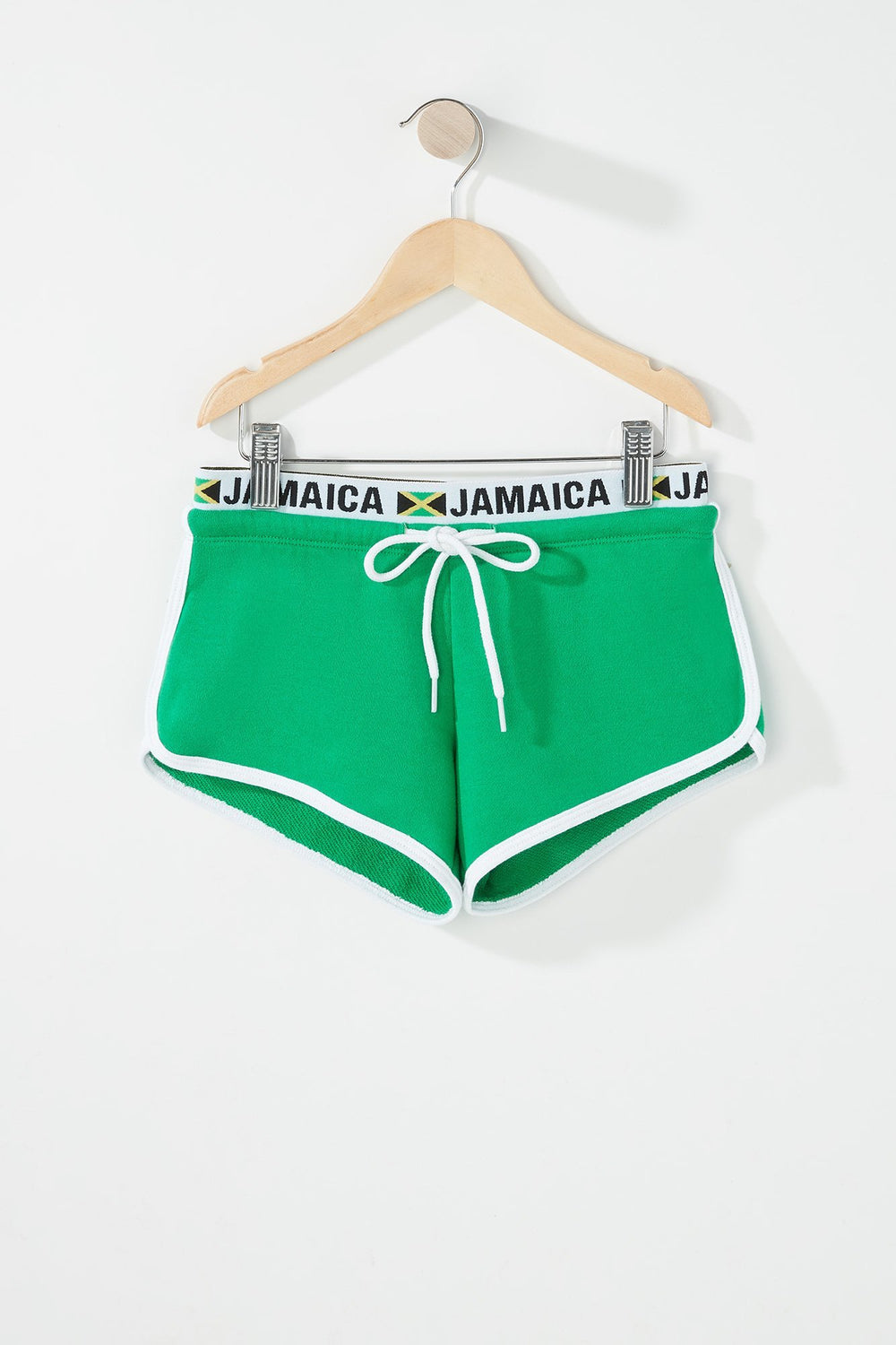 Kids Short en molleton avec bande à imprimé World Cup et taille coulissante pour fille Jade